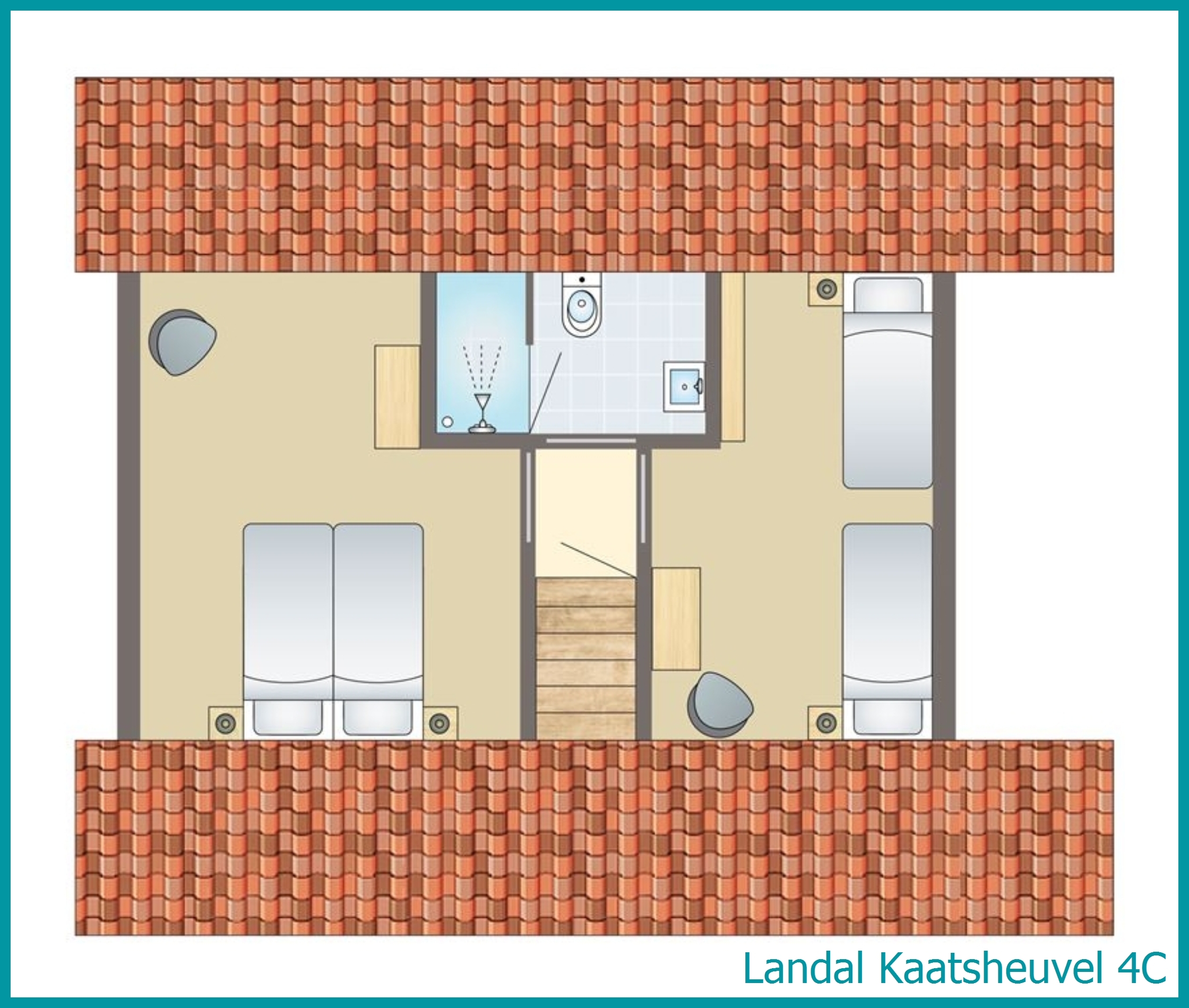 4-Personen-Ferienhaus 4C in Kaatsheuvel