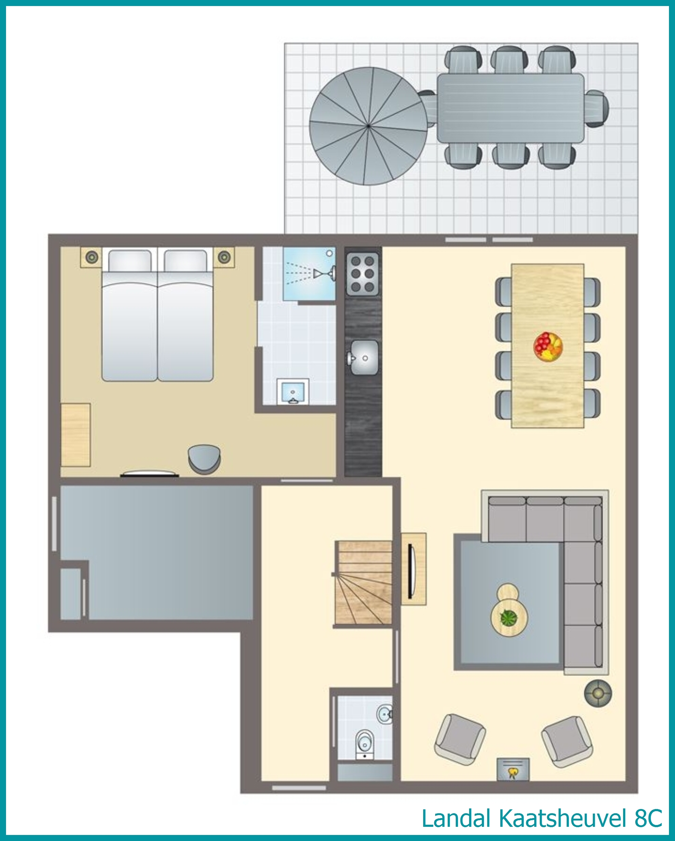 8-Personen-Ferienhaus 8C in Kaatsheuvel