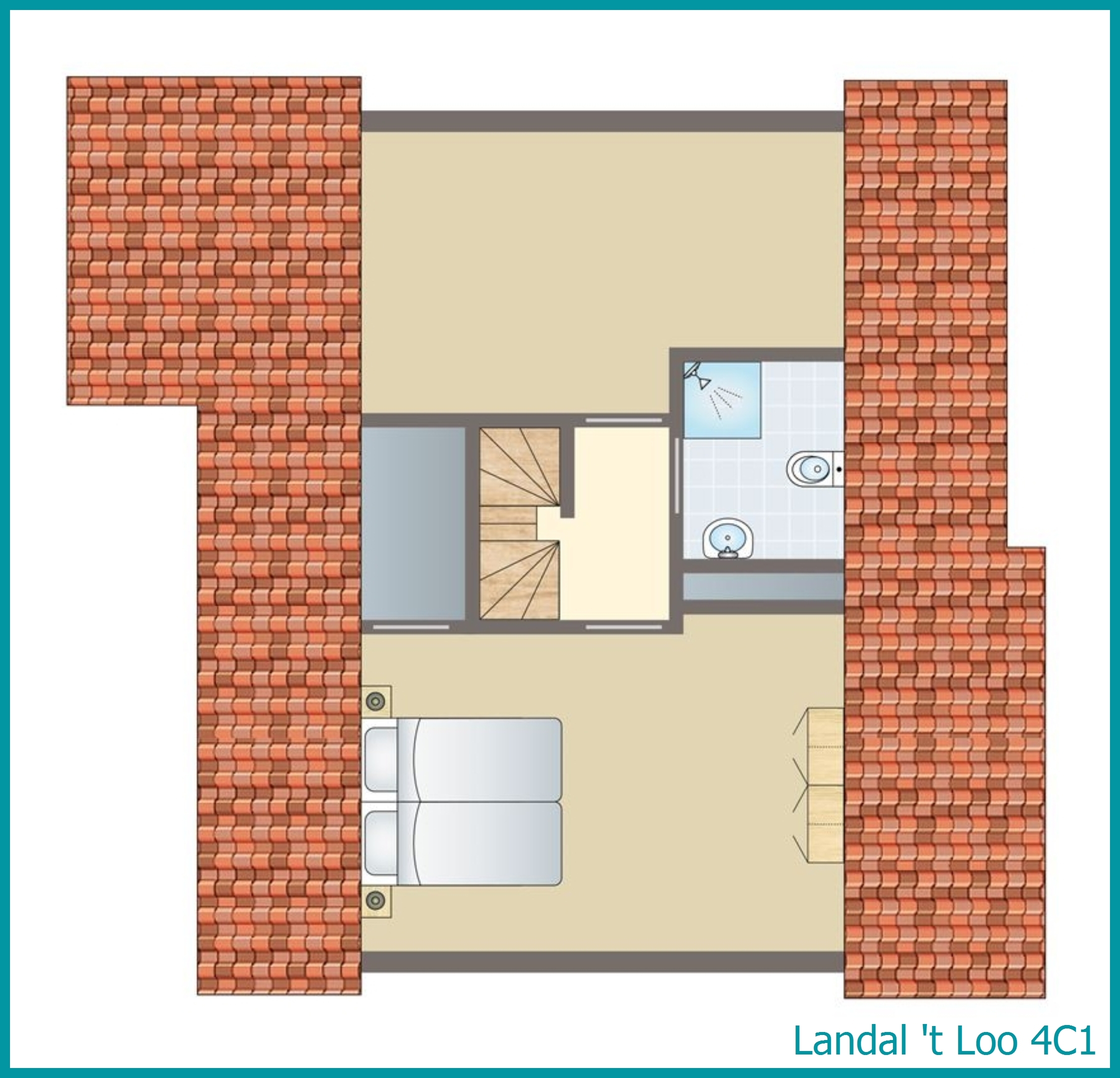 4-Personen-Ferienhaus 4C1 in 't Loo