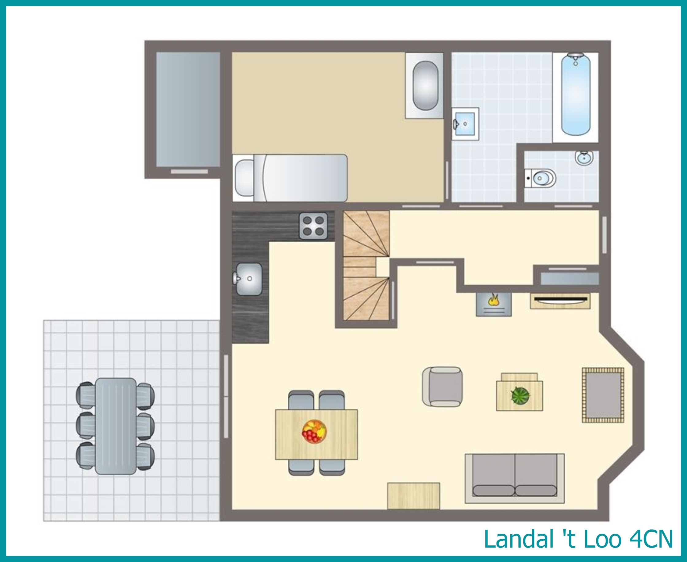 4-Personen-Baby-Ferienhaus 4CN in 't Loo