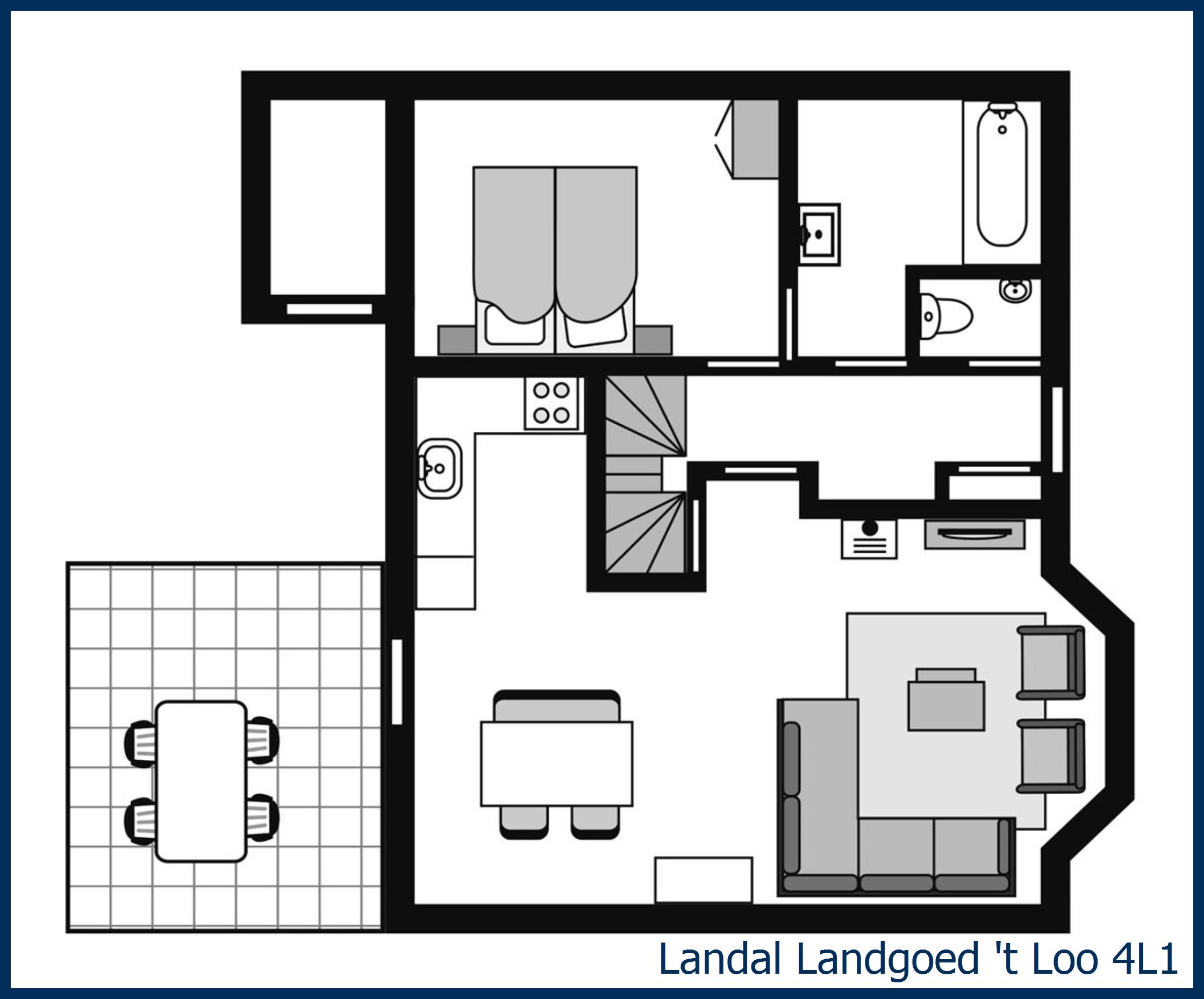 Bungalow 4L1 à 't Loo