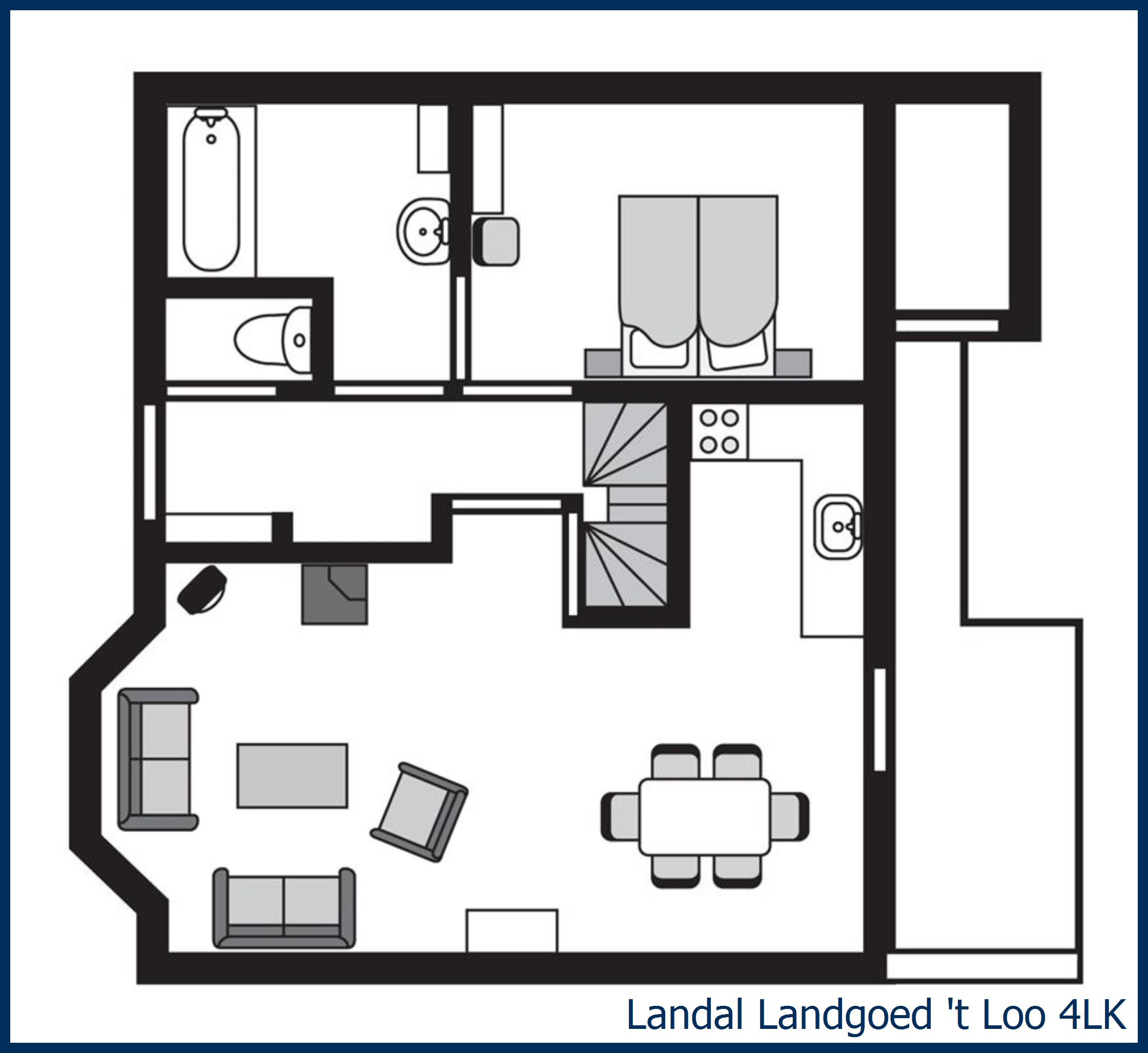 Bungalow enfant 4LK à 't Loo