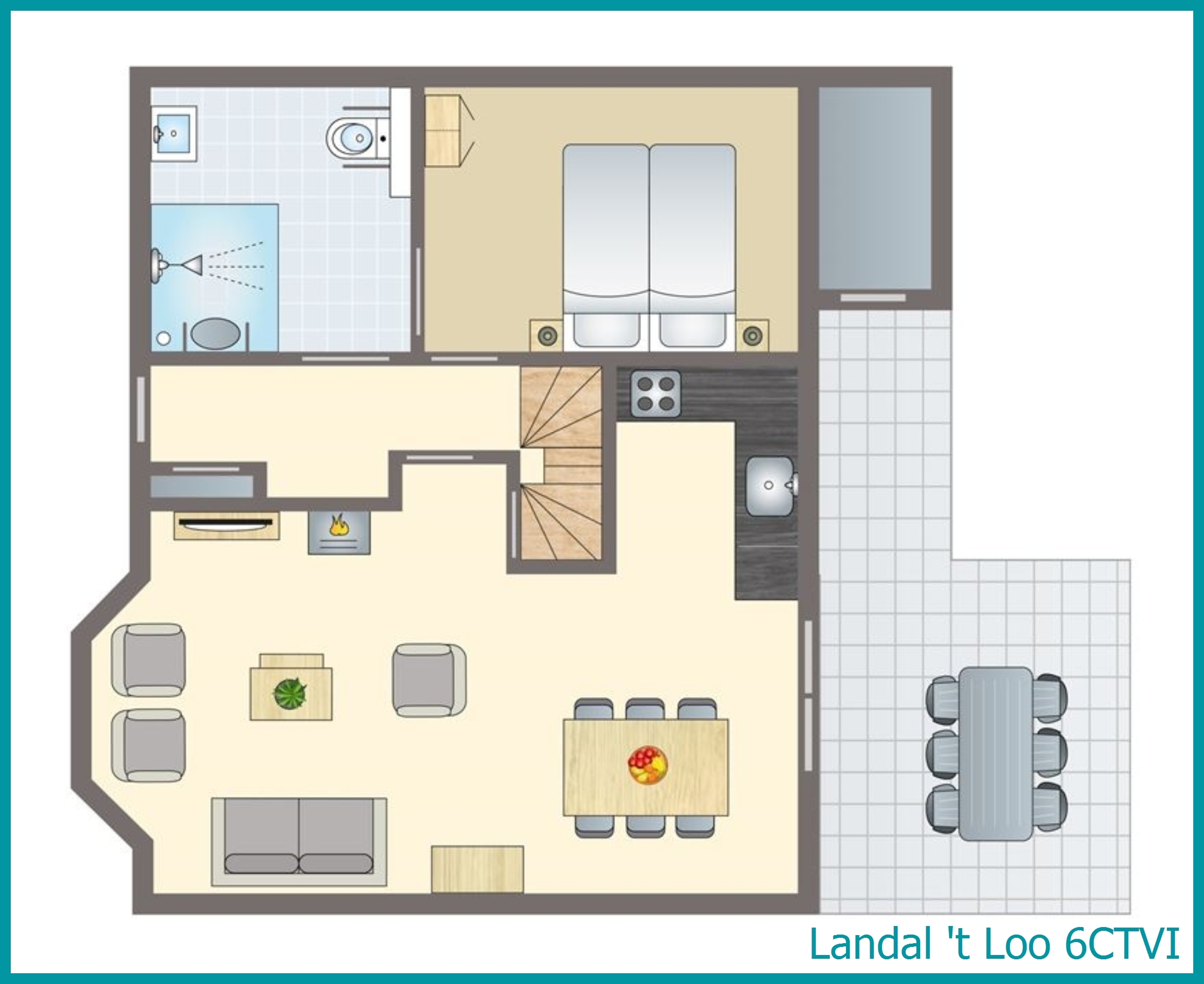 Visionvilla (pour personnes à déficience visuelle) 6 personnes 6CTVI à 't Loo