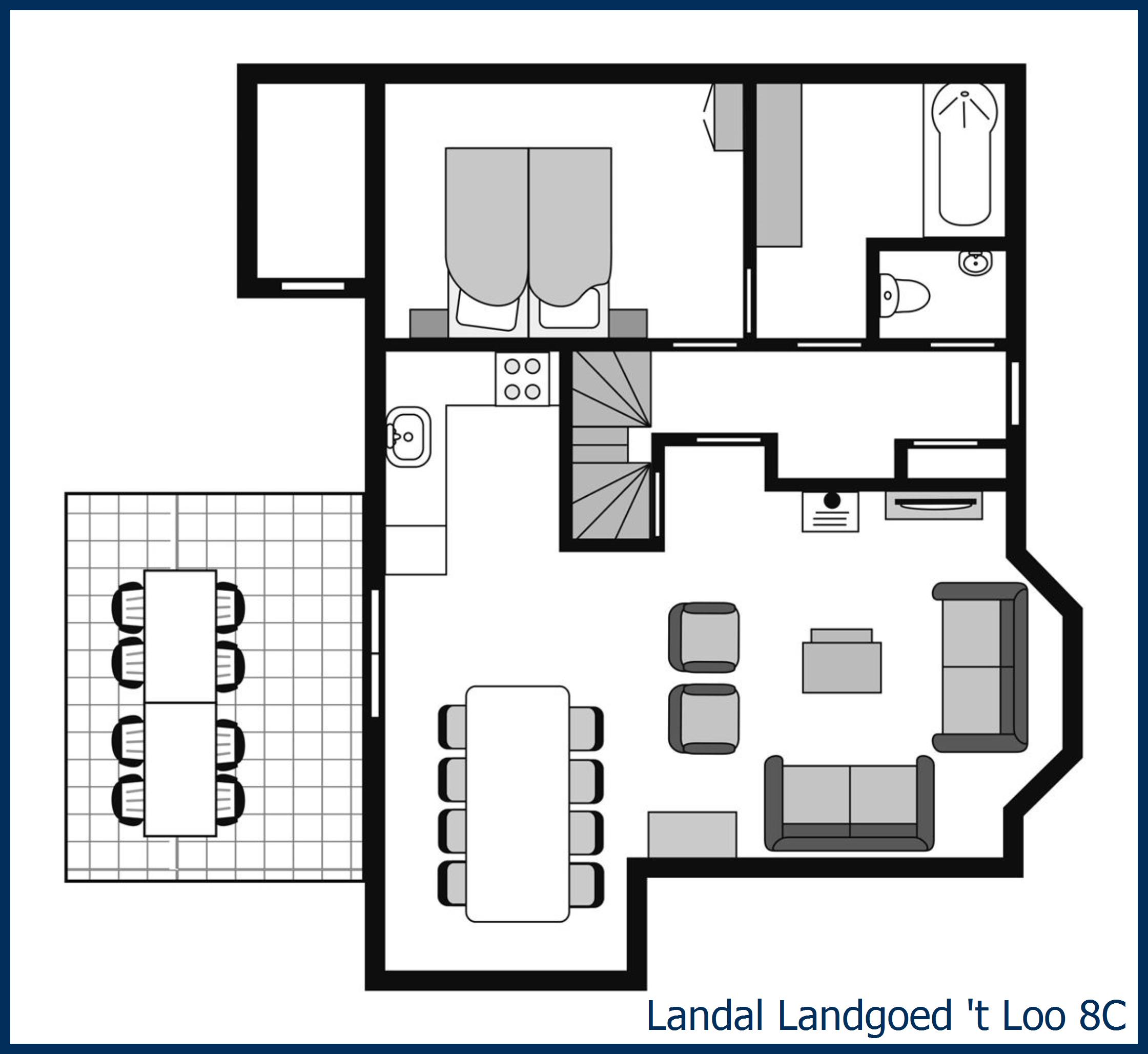 Bungalow 8C à 't Loo