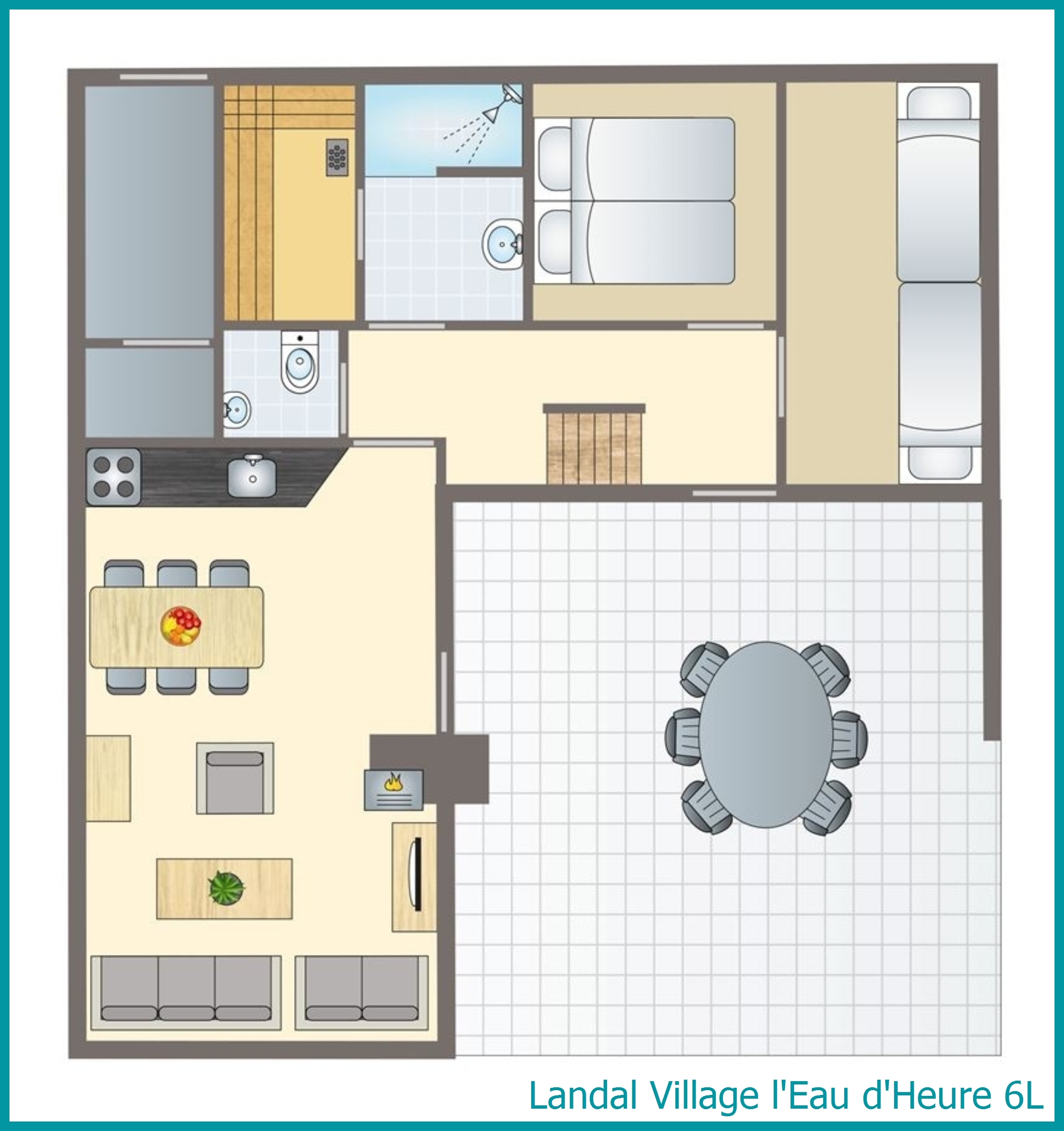 6-Personen-Ferienhaus 6L in Village l'Eau d'Heure