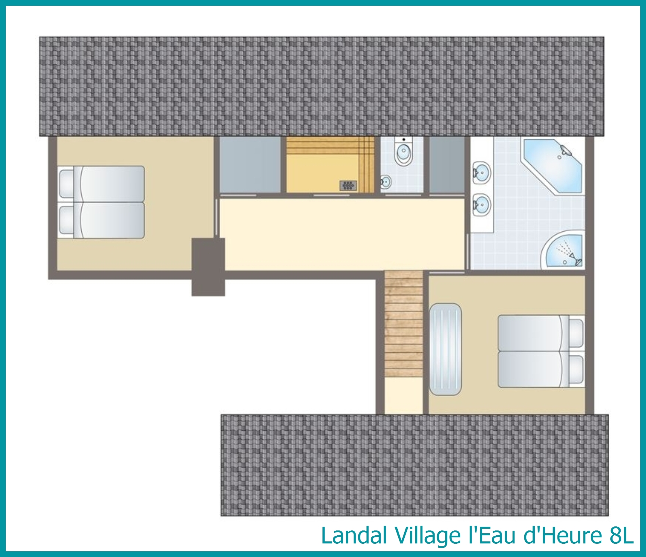 8-Personen-Ferienhaus 8L in Village l'Eau d'Heure