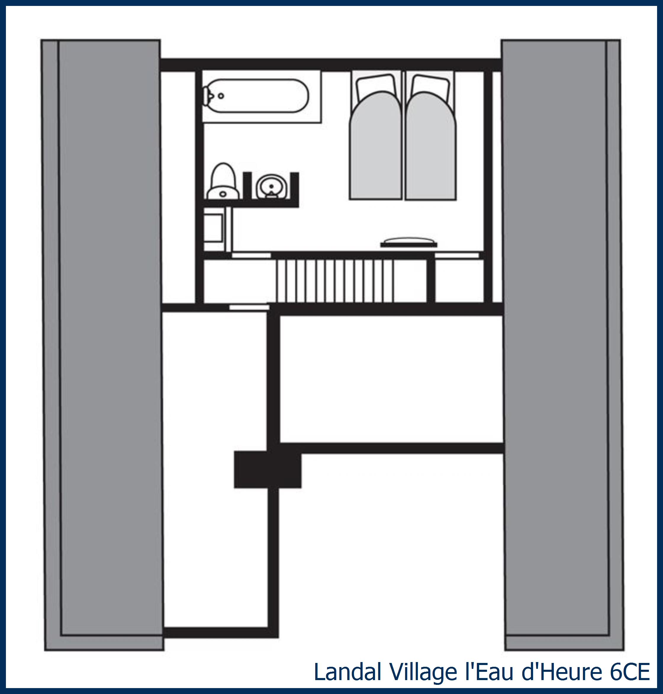Bungalow 6CE à Village l'Eau d'Heure