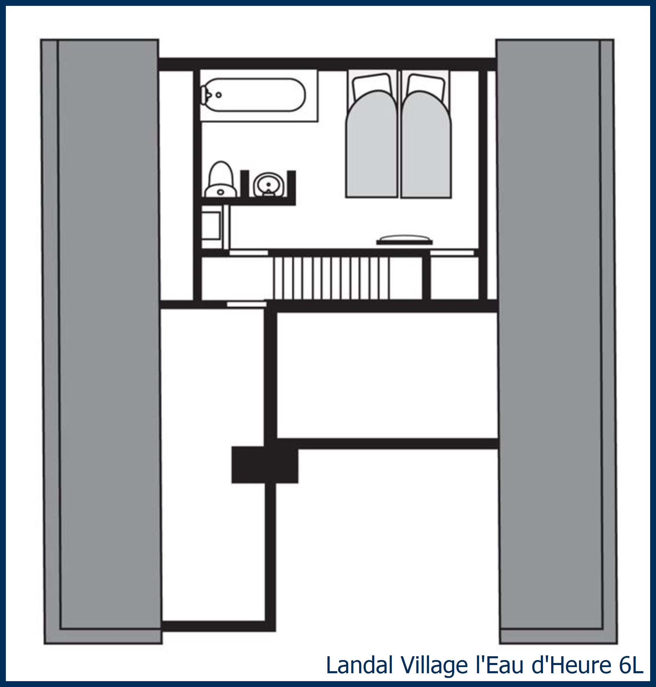 Bungalow 6L à Village l'Eau d'Heure