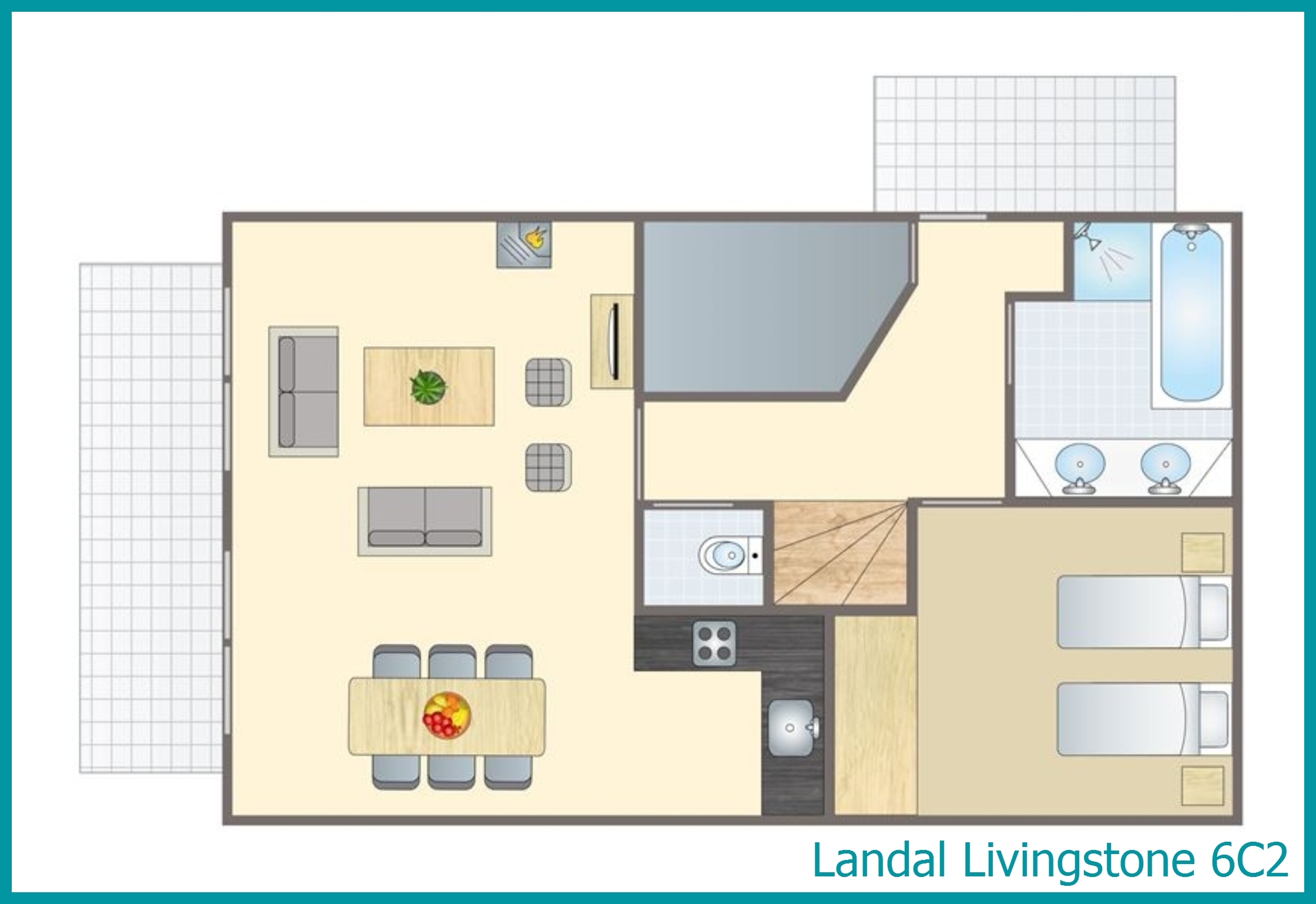 6-Personen-Villa 6C2 in Livingstone