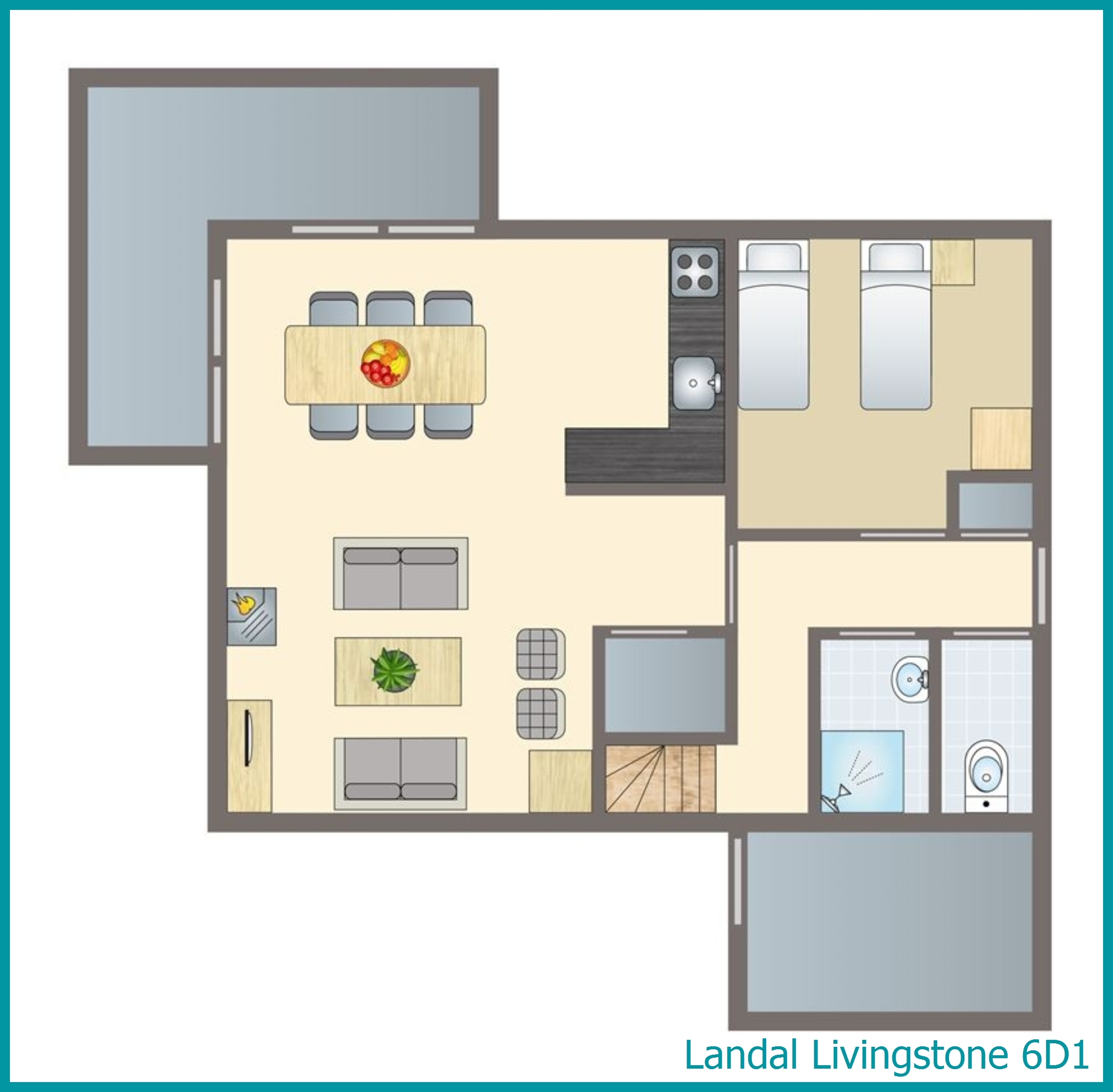 6-Personen-Villa 6D1 in Livingstone