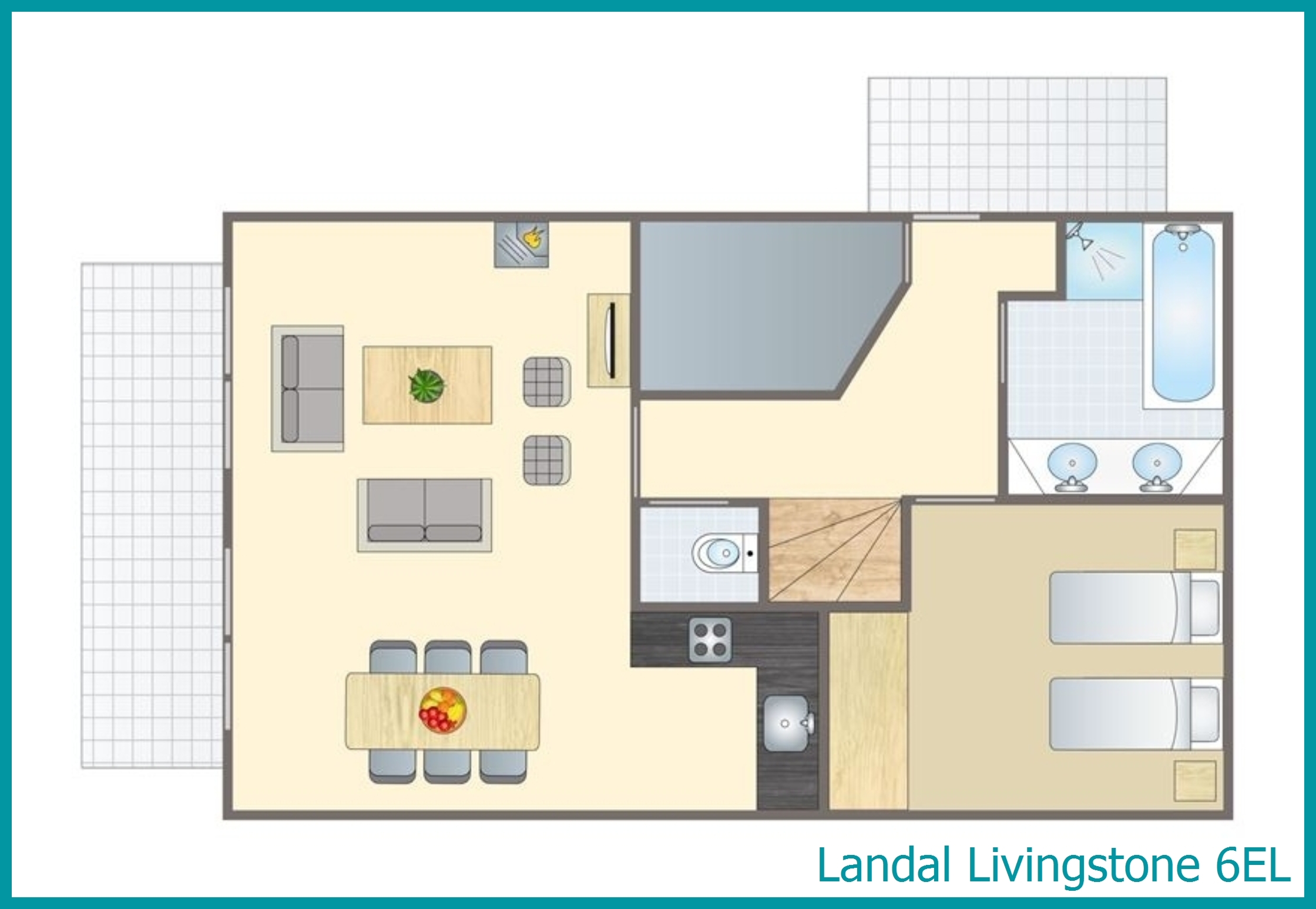6-Personen-Villa 6EL in Livingstone
