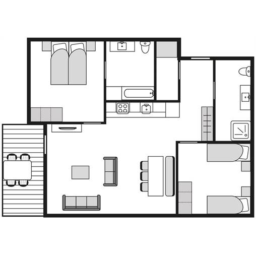 Ferienwohnung 4-6C in Resort Maria Alm