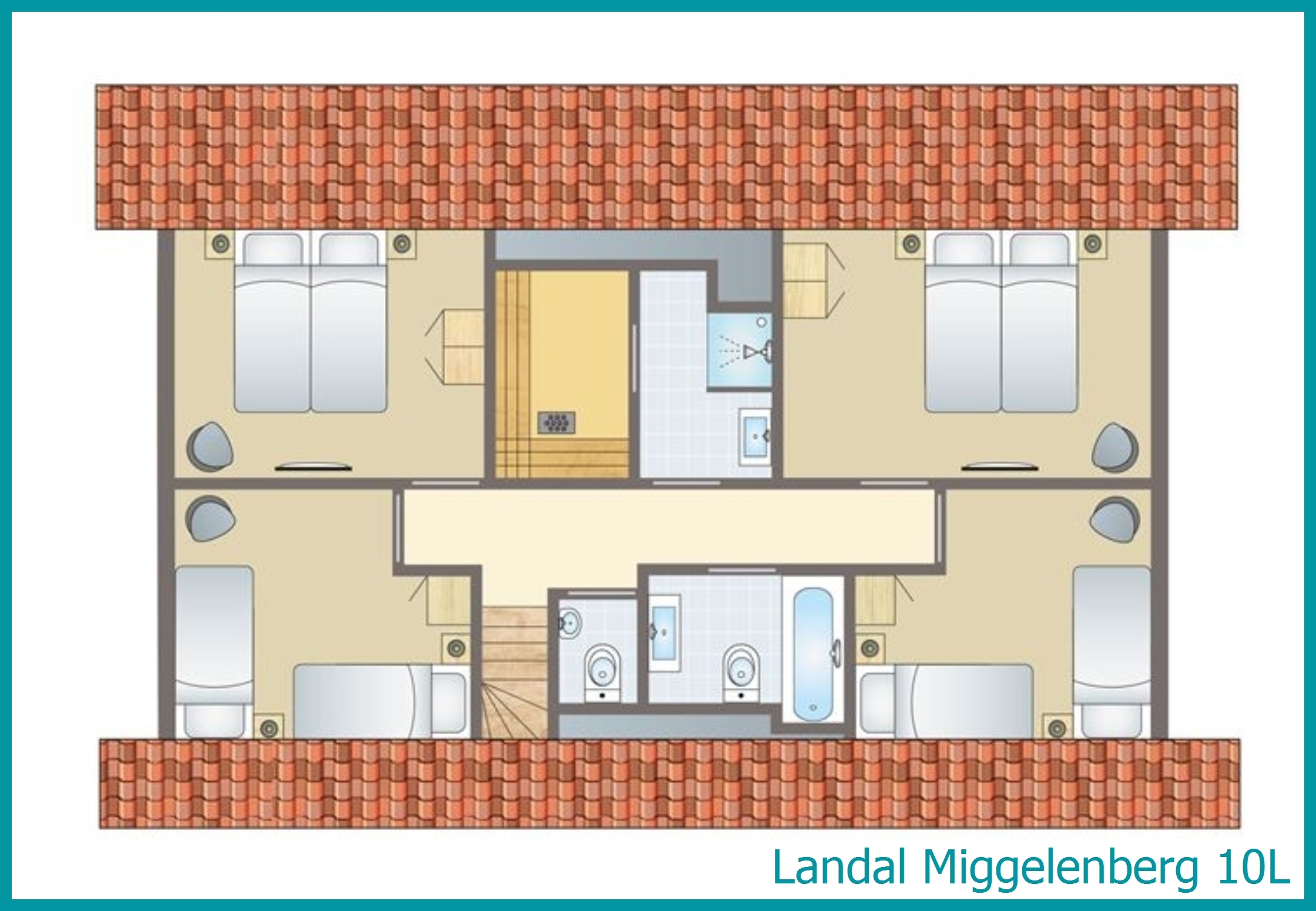 10-Personen-Ferienhaus 10L in Miggelenberg