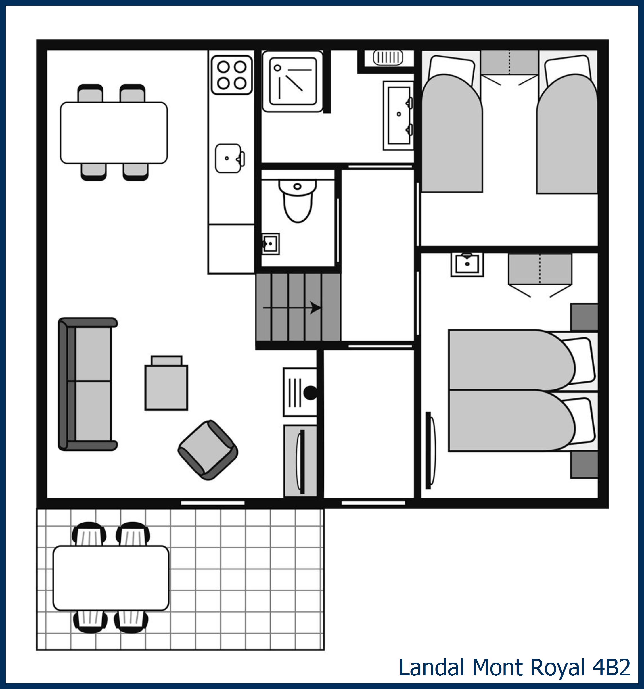 Bungalow 4B2 à Mont Royal