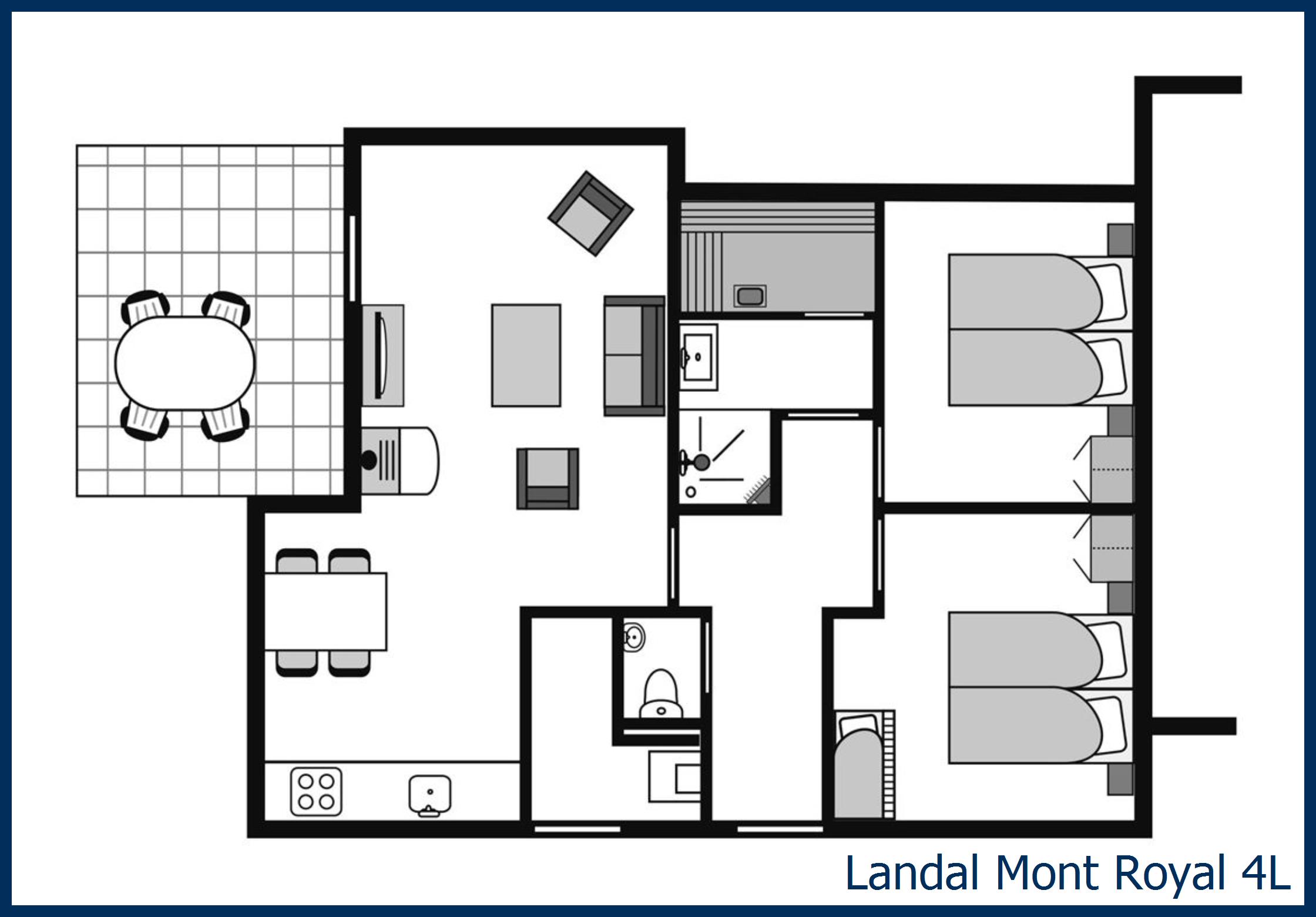 Bungalow 4L à Mont Royal