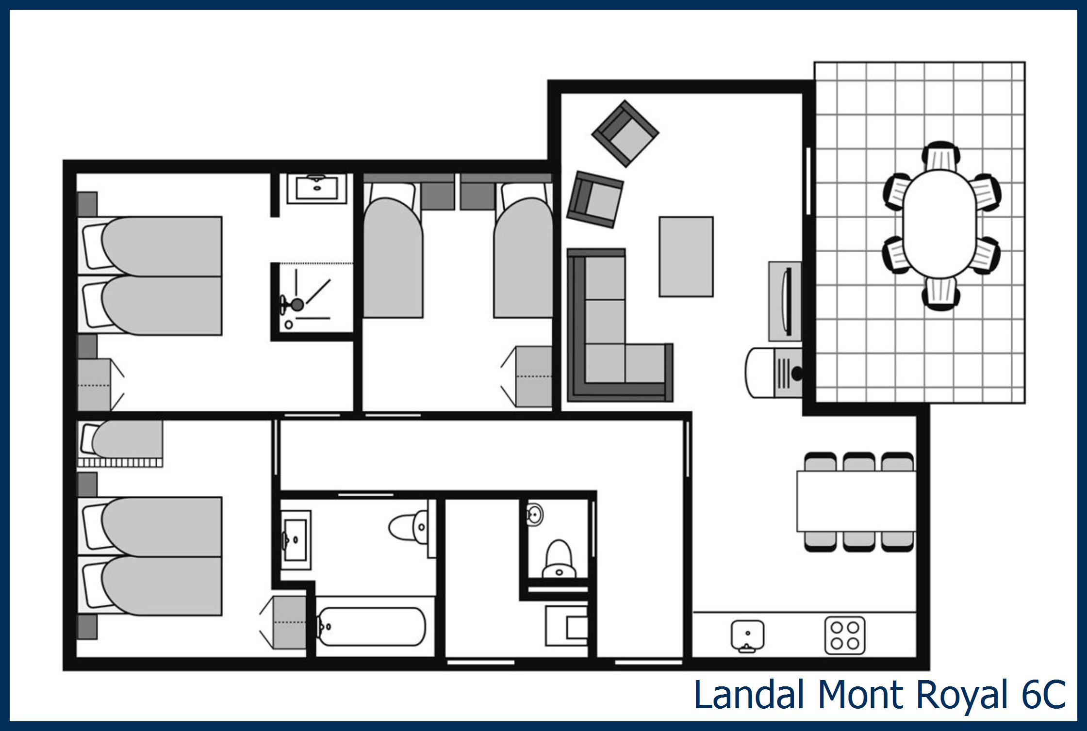 Bungalow 6C à Mont Royal