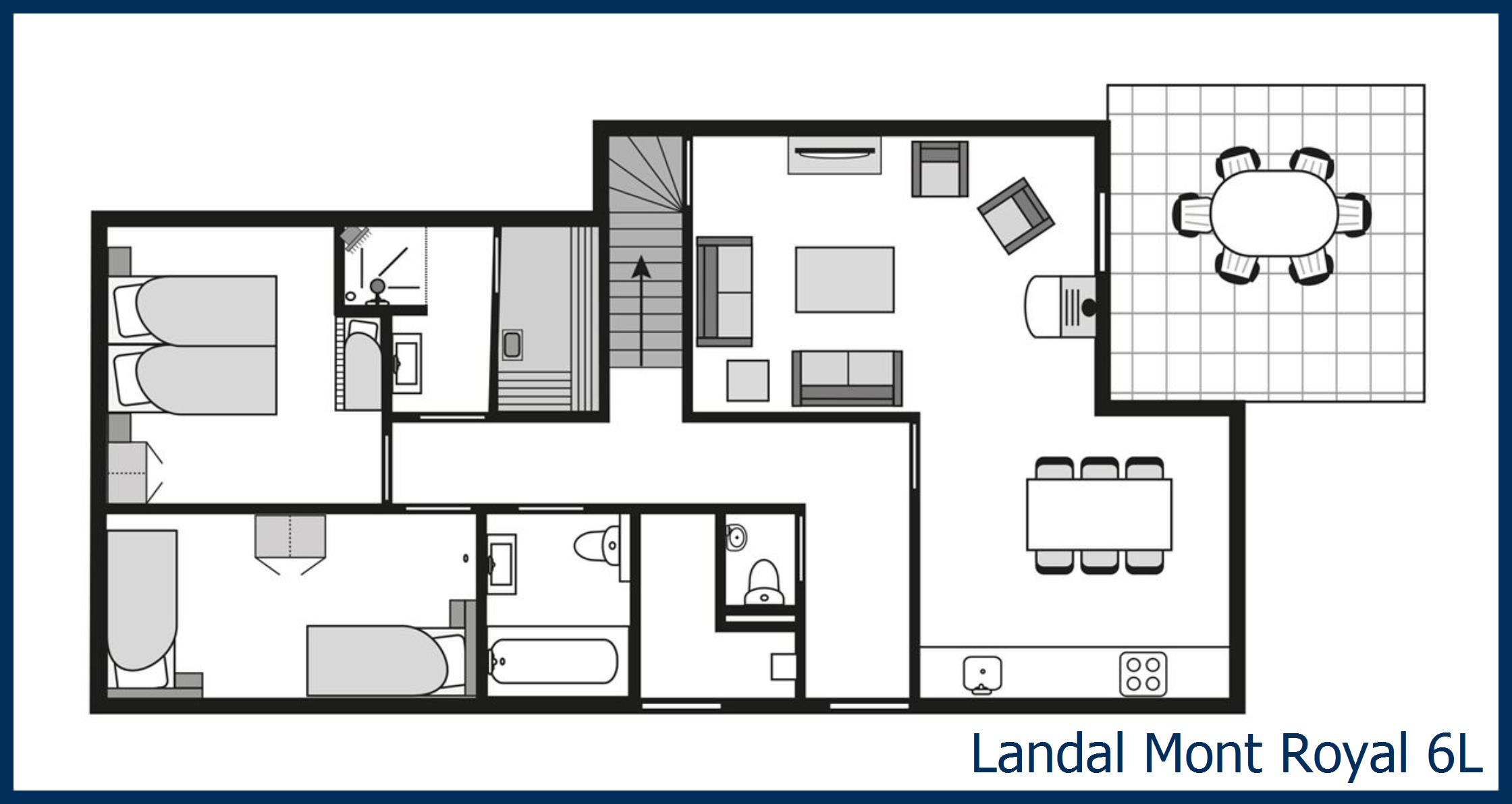 Bungalow 6L à Mont Royal