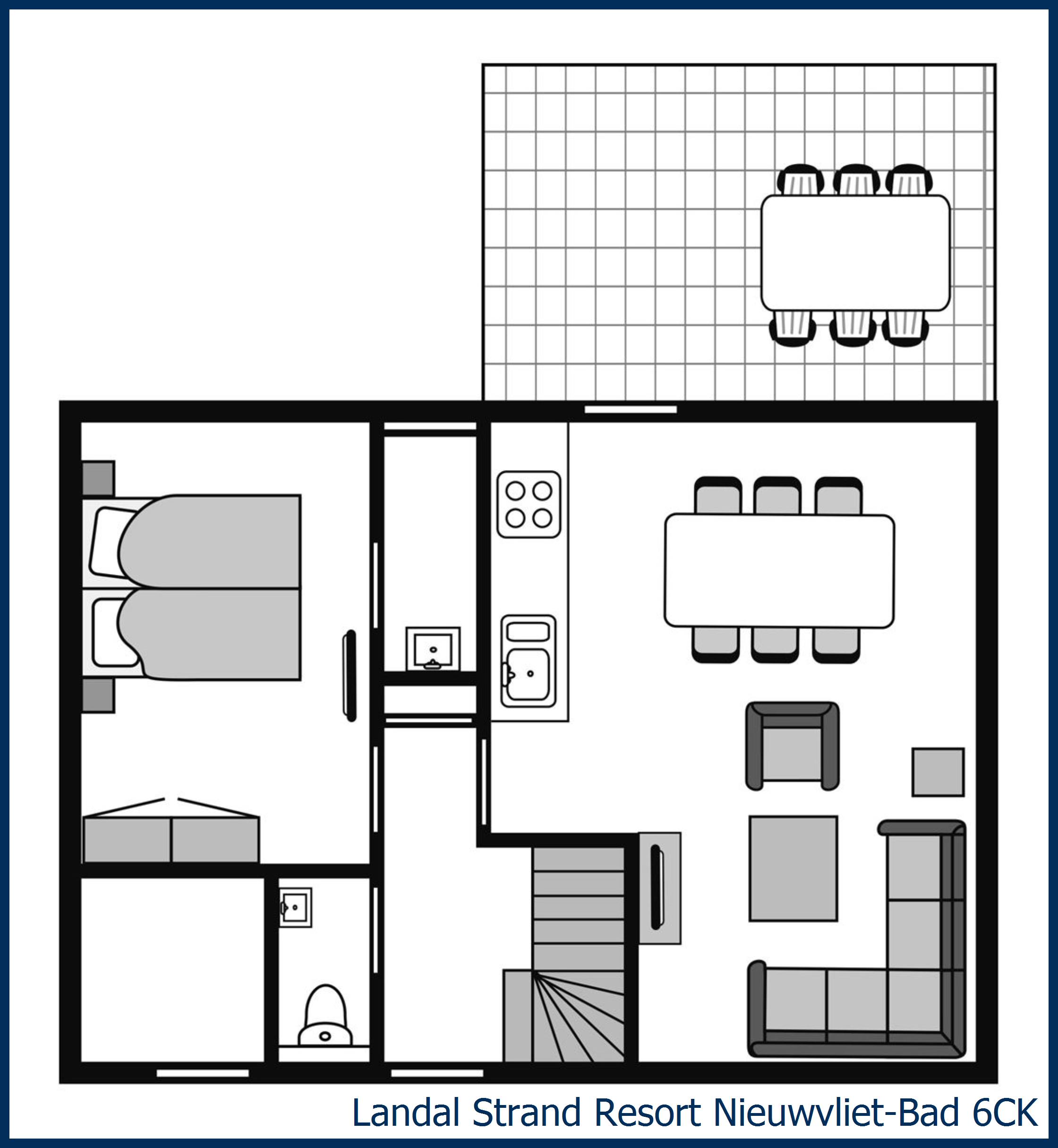 Bungalow enfant 6CK à Strand Resort Nieuwvliet-Bad 