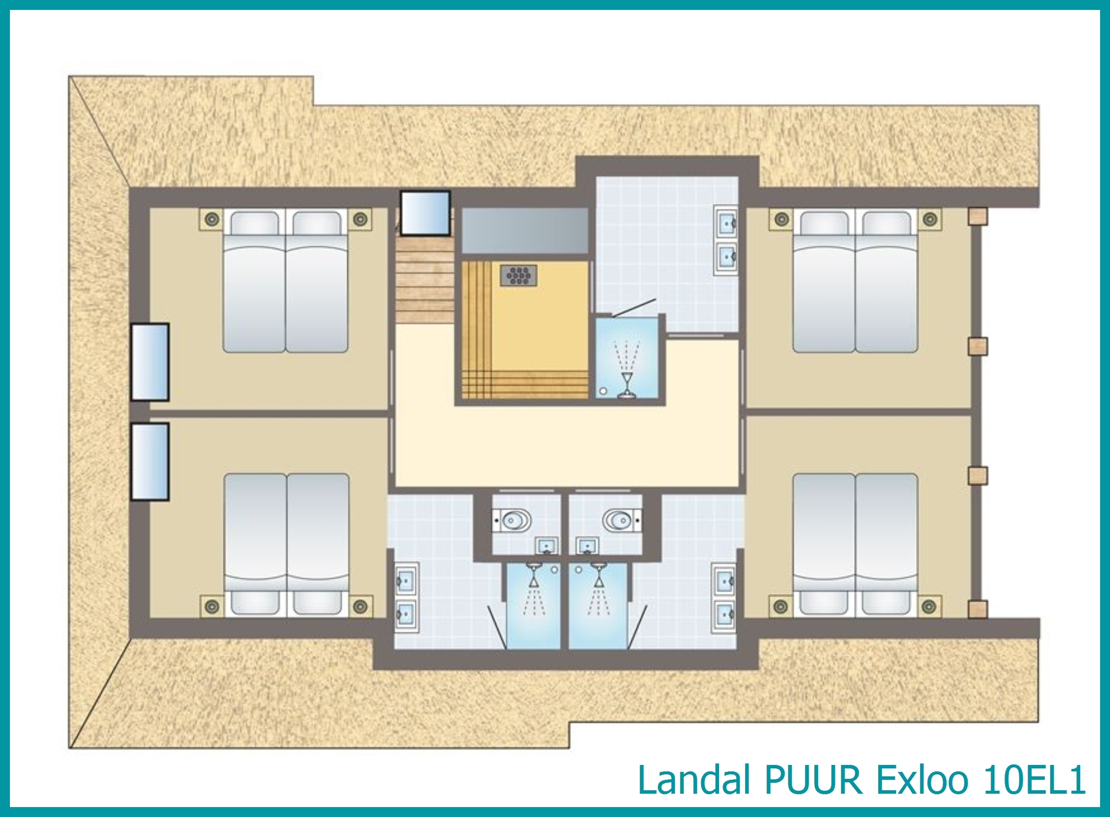 10-Personen-Ferienhaus 10EL1 in PUUR Exloo