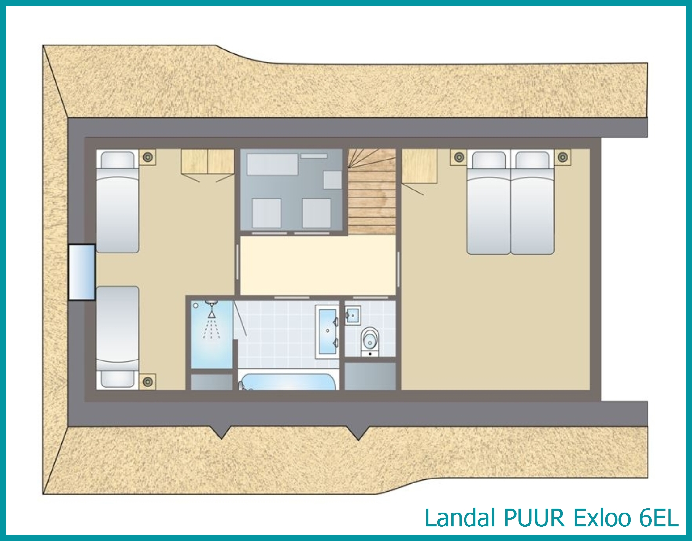 6-Personen-Ferienhaus 6EL in PUUR Exloo