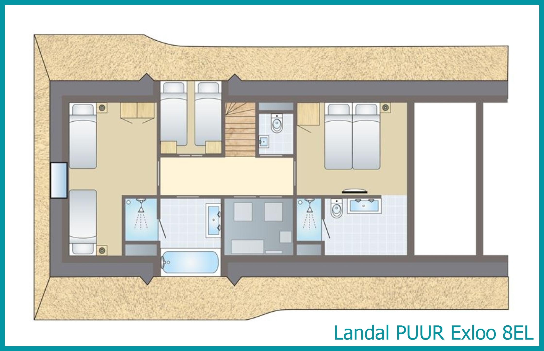 8-Personen-Ferienhaus 8EL in PUUR Exloo