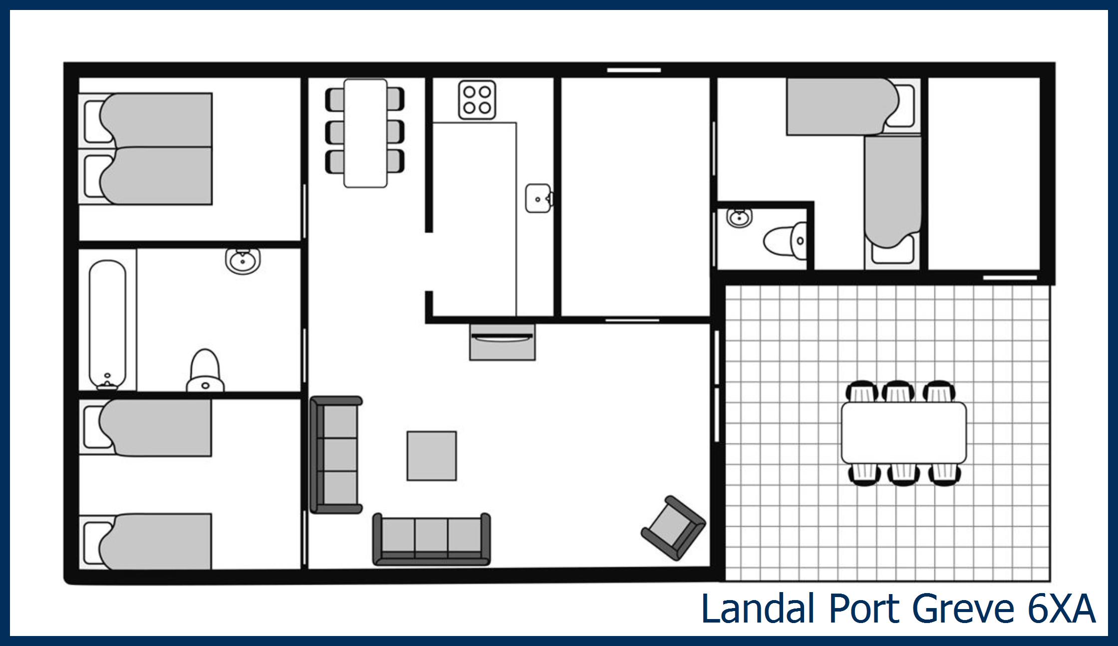 Bungalow 6XA à Port Greve