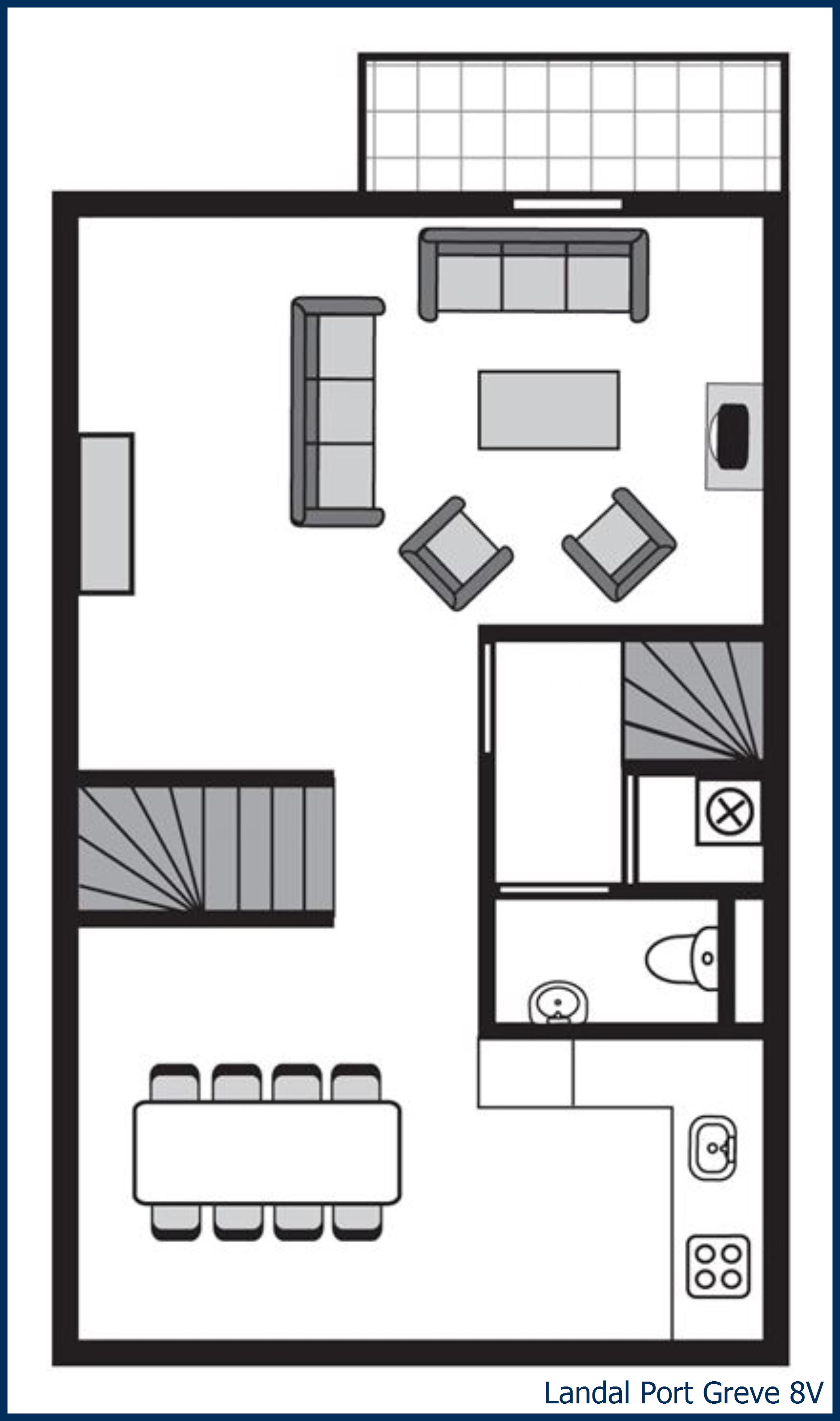 Bungalow 8V à Port Greve