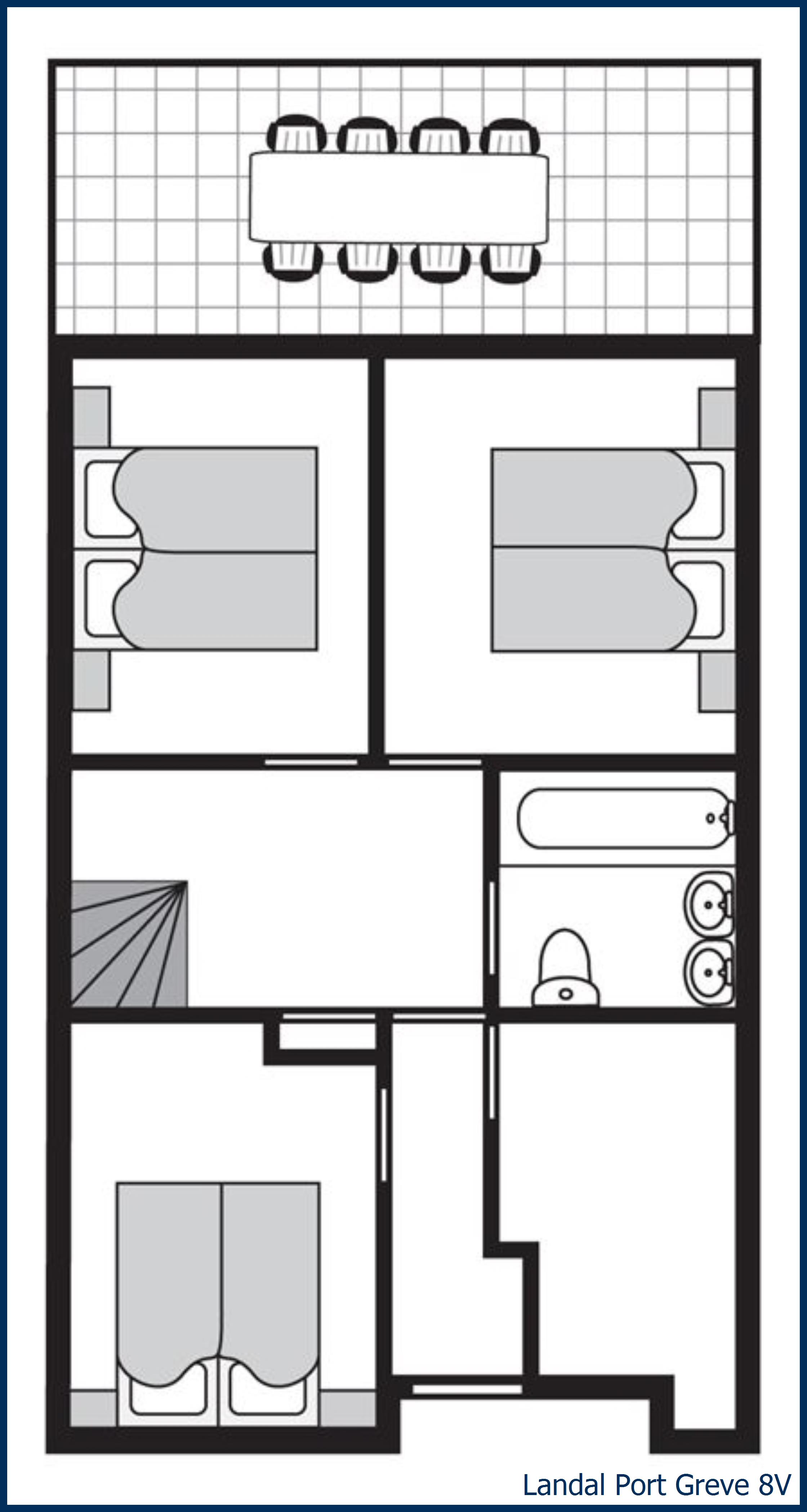 Bungalow 8V à Port Greve