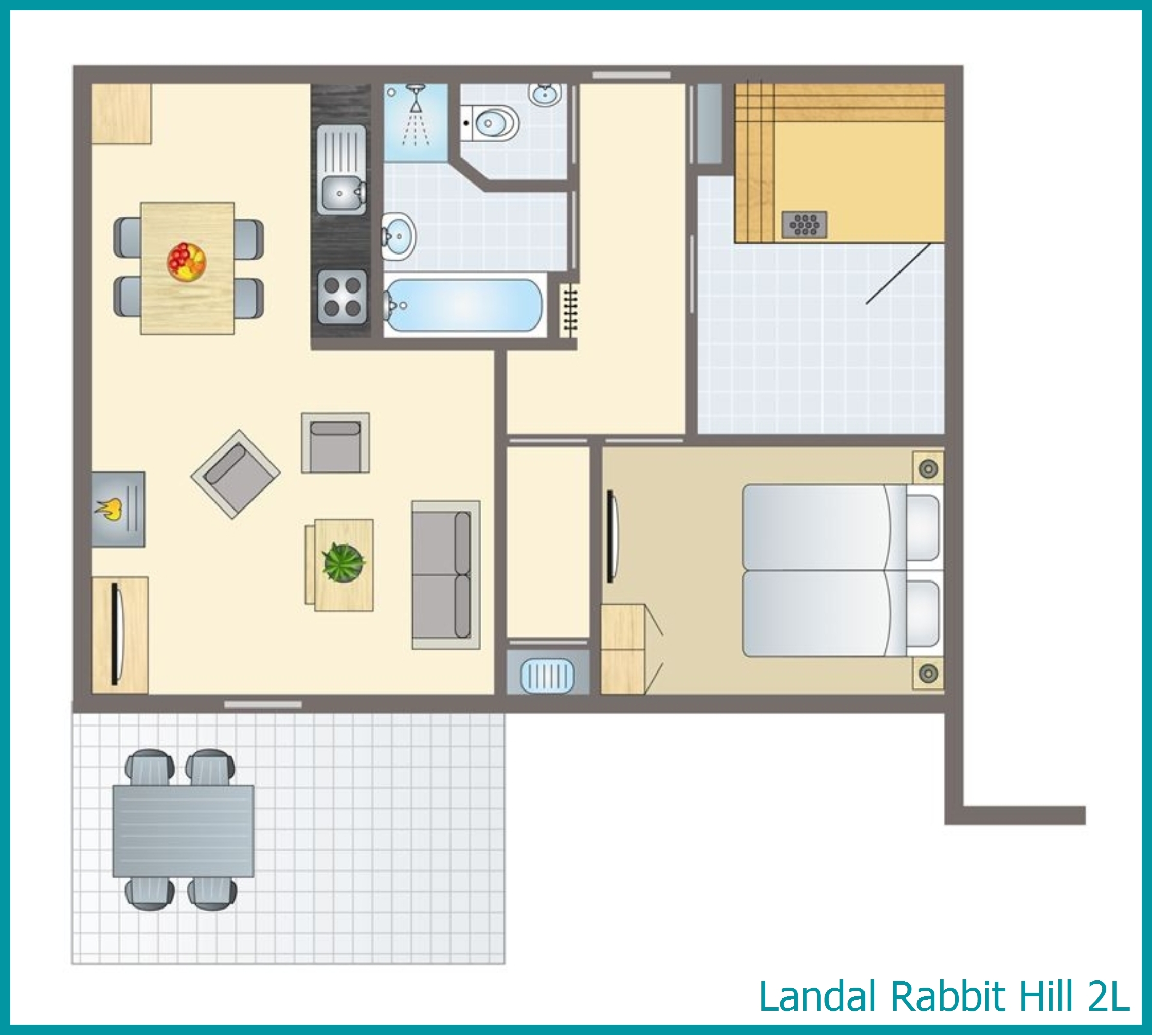 2-Personen-Ferienhaus 2L in Rabbit Hill