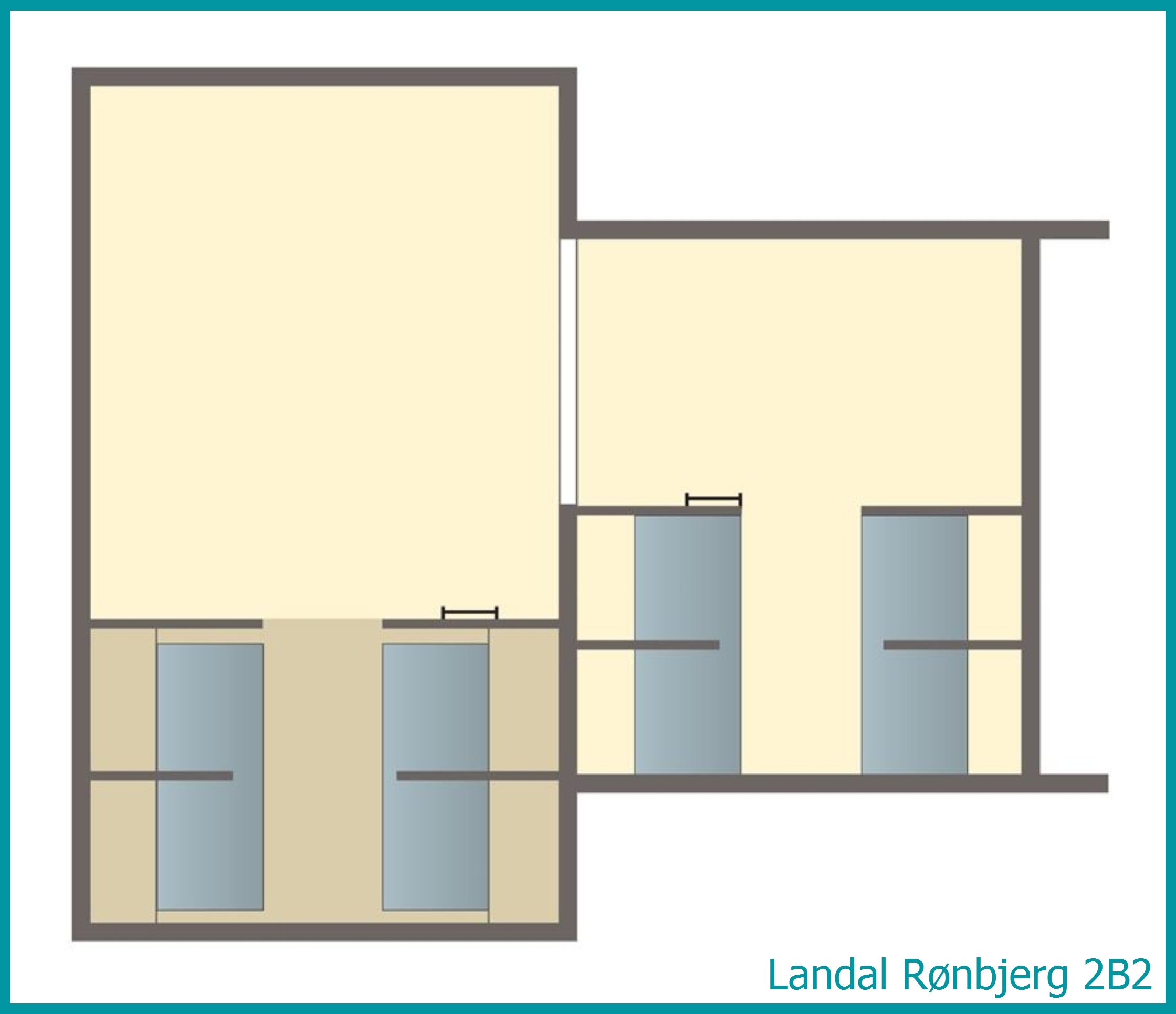 2-Personen-Ferienhaus 2B2 in Rønbjerg