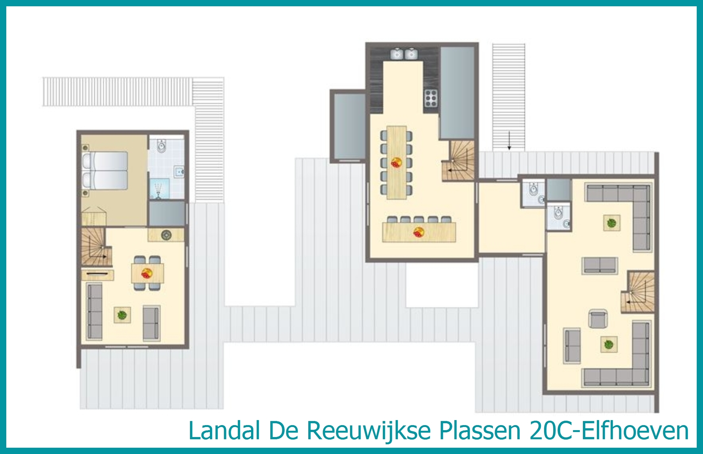 20-Personen-Wasserhaus 20C-Elfhoeven in De Reeuwijkse Plassen