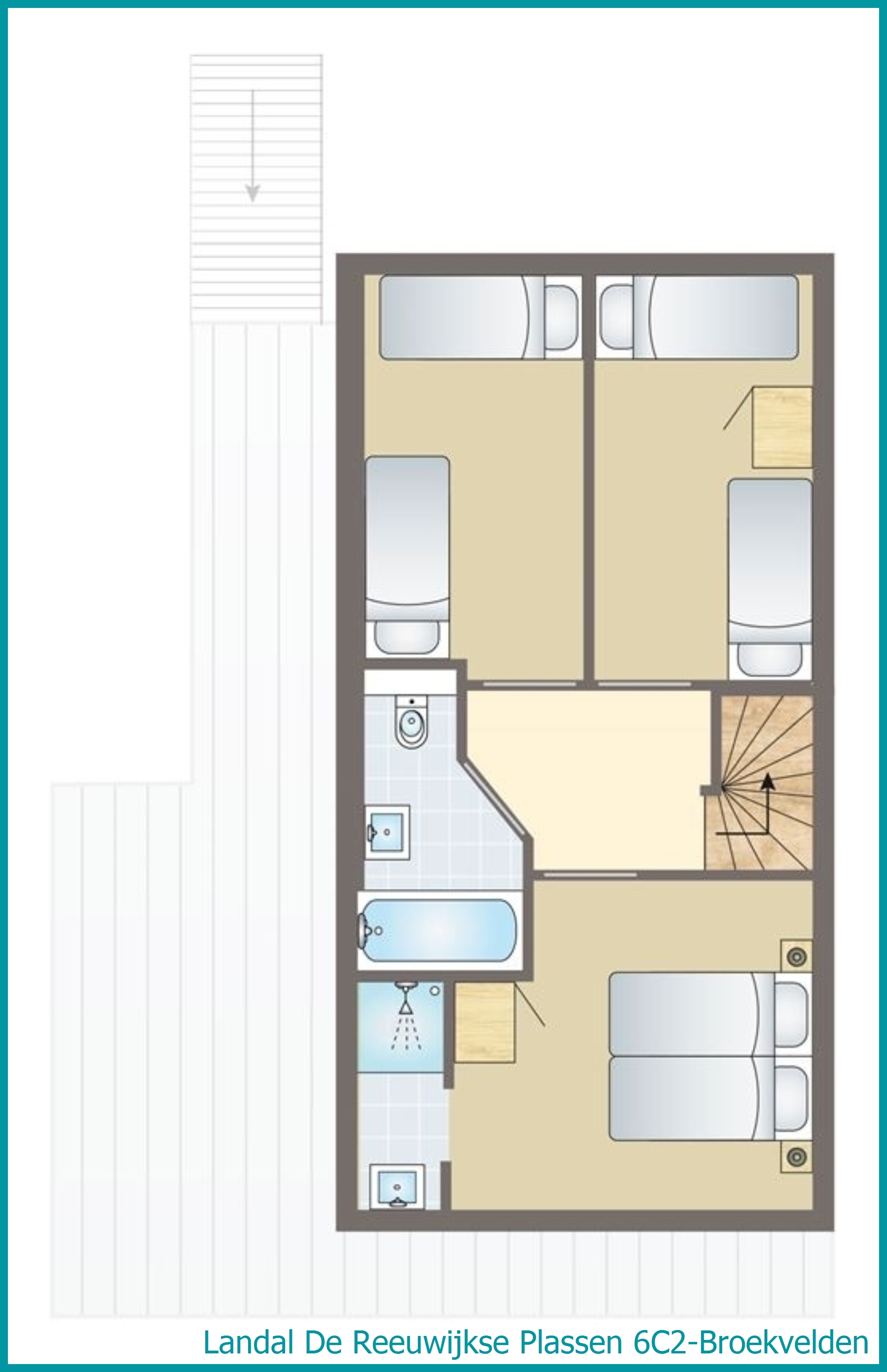 6-Personen-Wasserhaus 6C2-Broekvelden in De Reeuwijkse Plassen