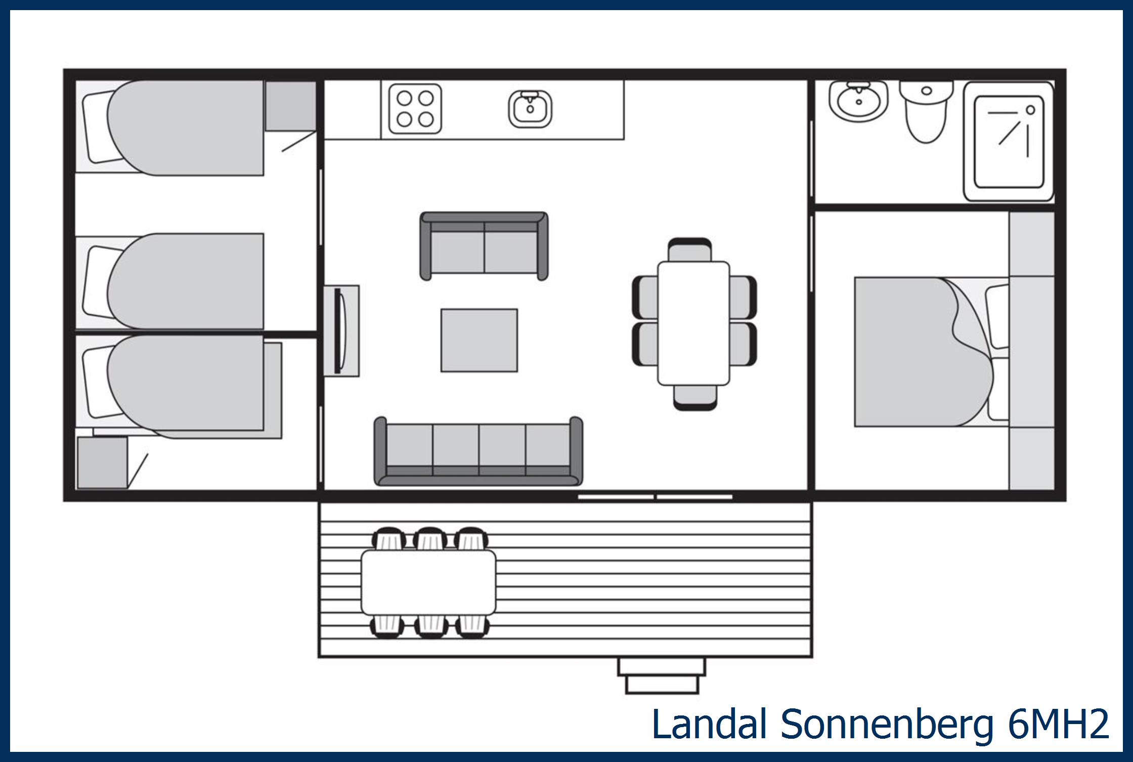 Caravane résidentielle 6MH2 à Sonnenberg