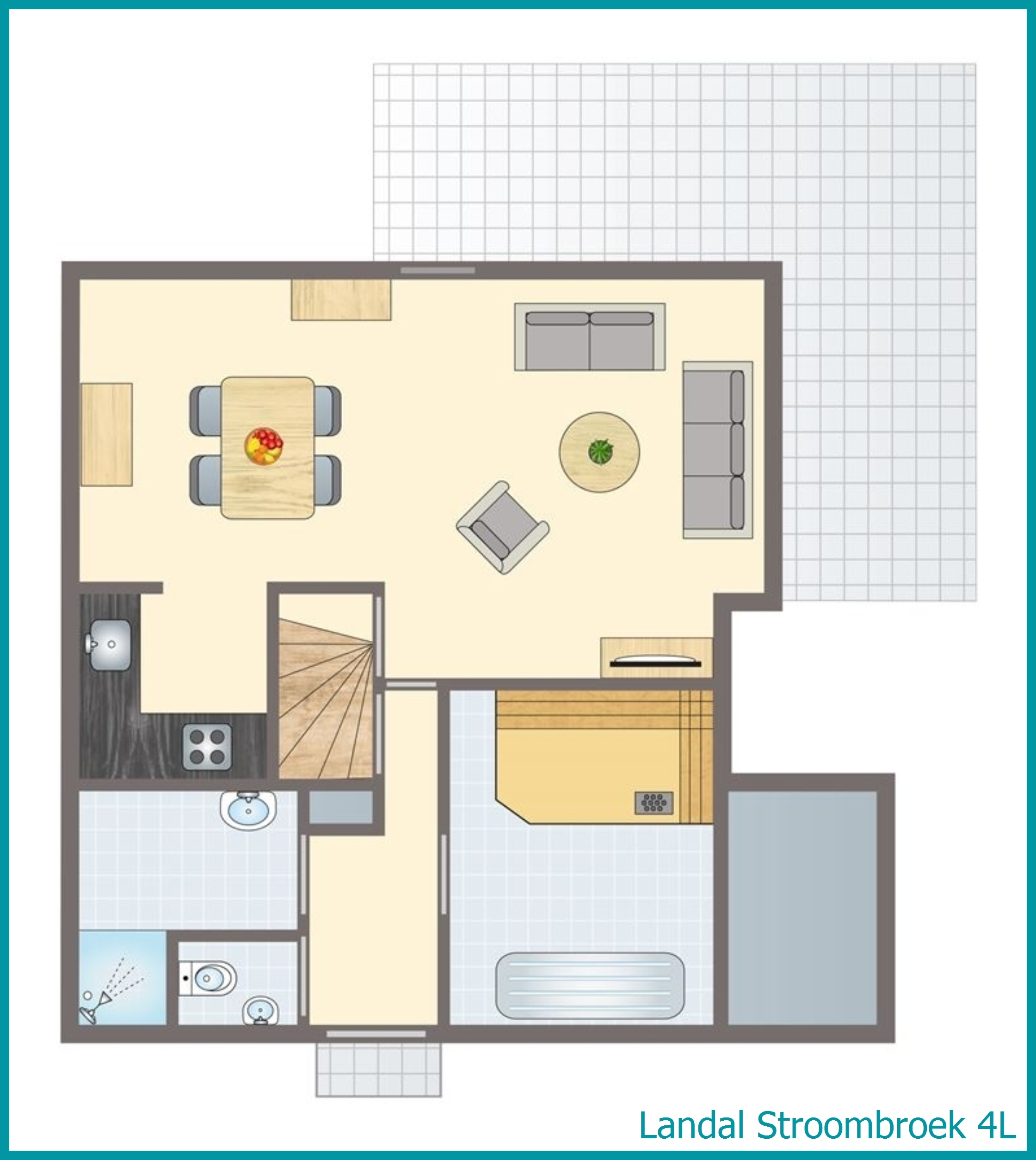 4-Personen-Ferienhaus 4L in Stroombroek
