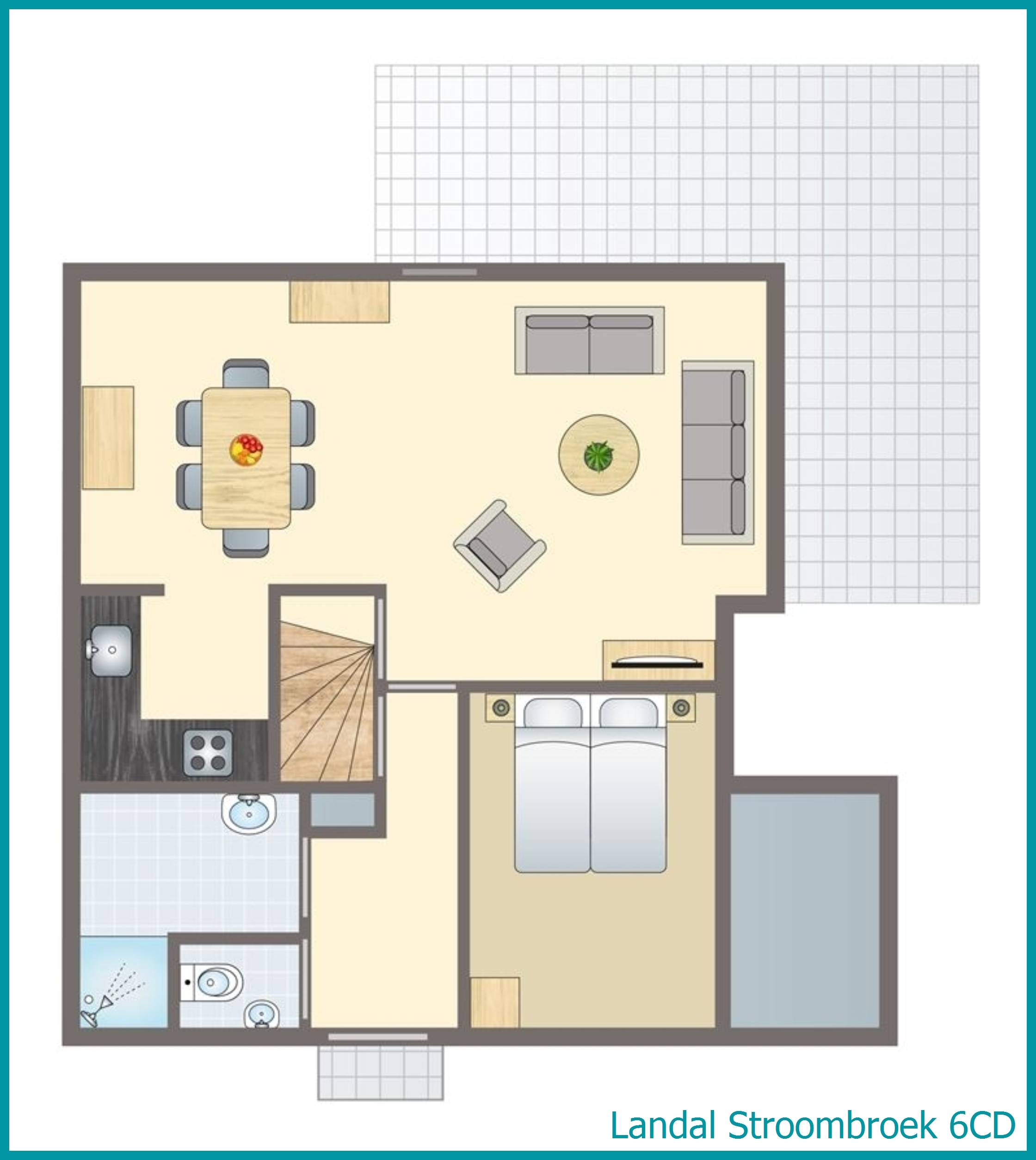 6-Personen-Hunde-Ferienhaus 6CD in Stroombroek