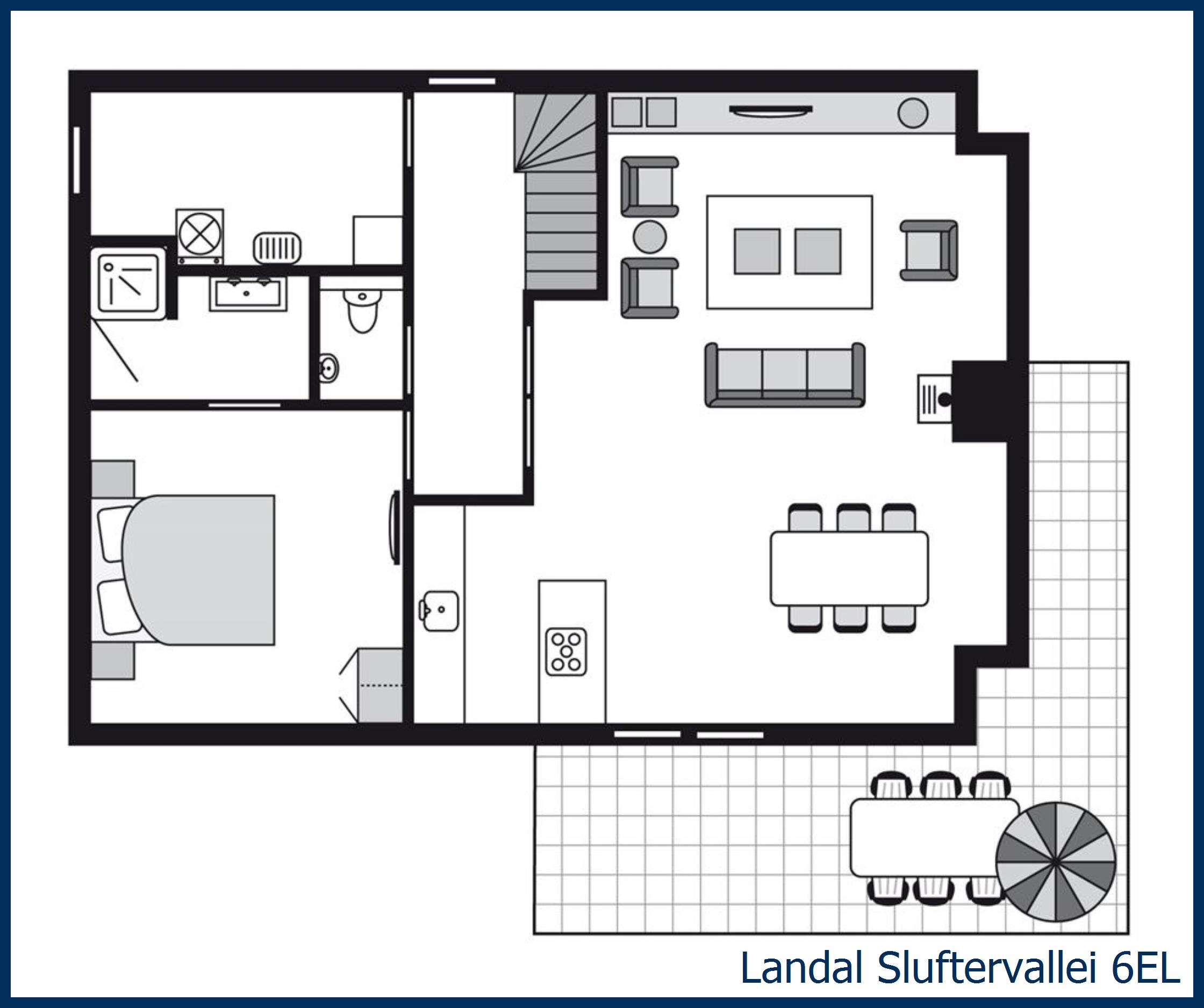 Bungalow 6EL à Sluftervallei