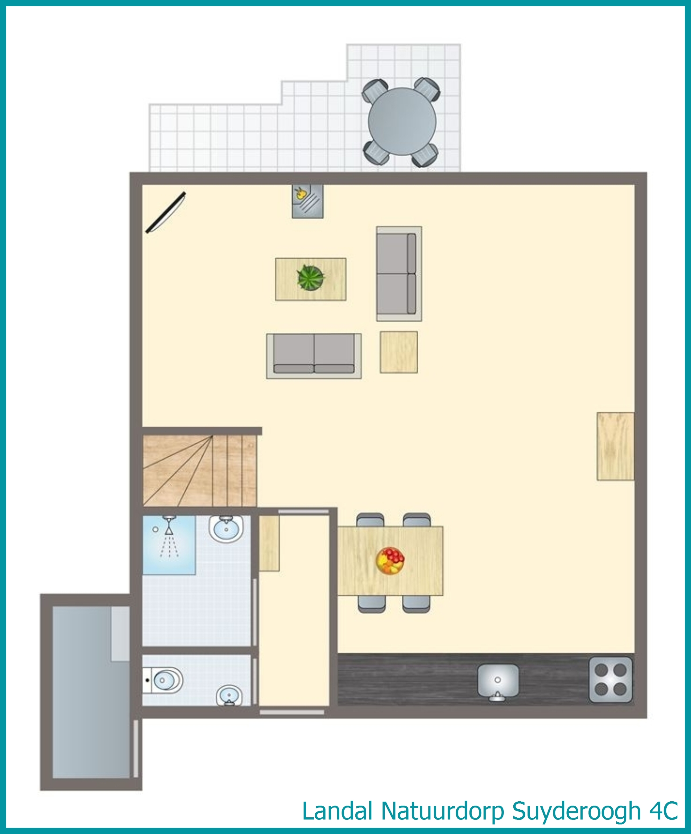 4-Personen-Ferienhaus 4C in Natuurdorp Suyderoogh