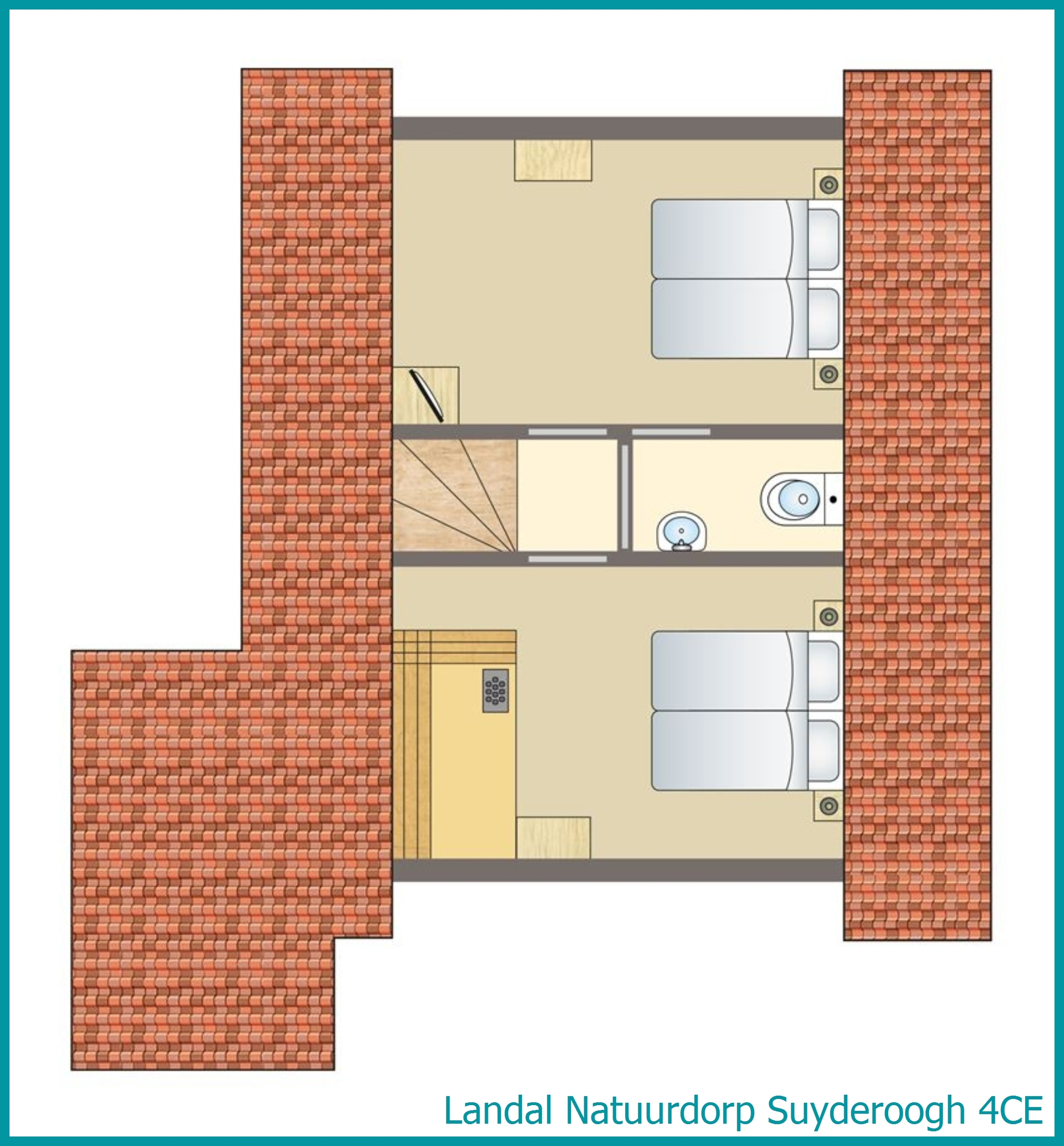 4-Personen-Ferienhaus 4CE in Natuurdorp Suyderoogh