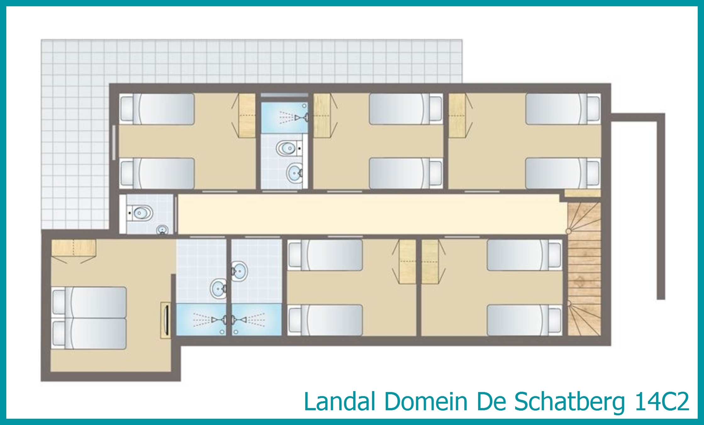 14-Personen-Wasservilla 14C2 in Domein De Schatberg