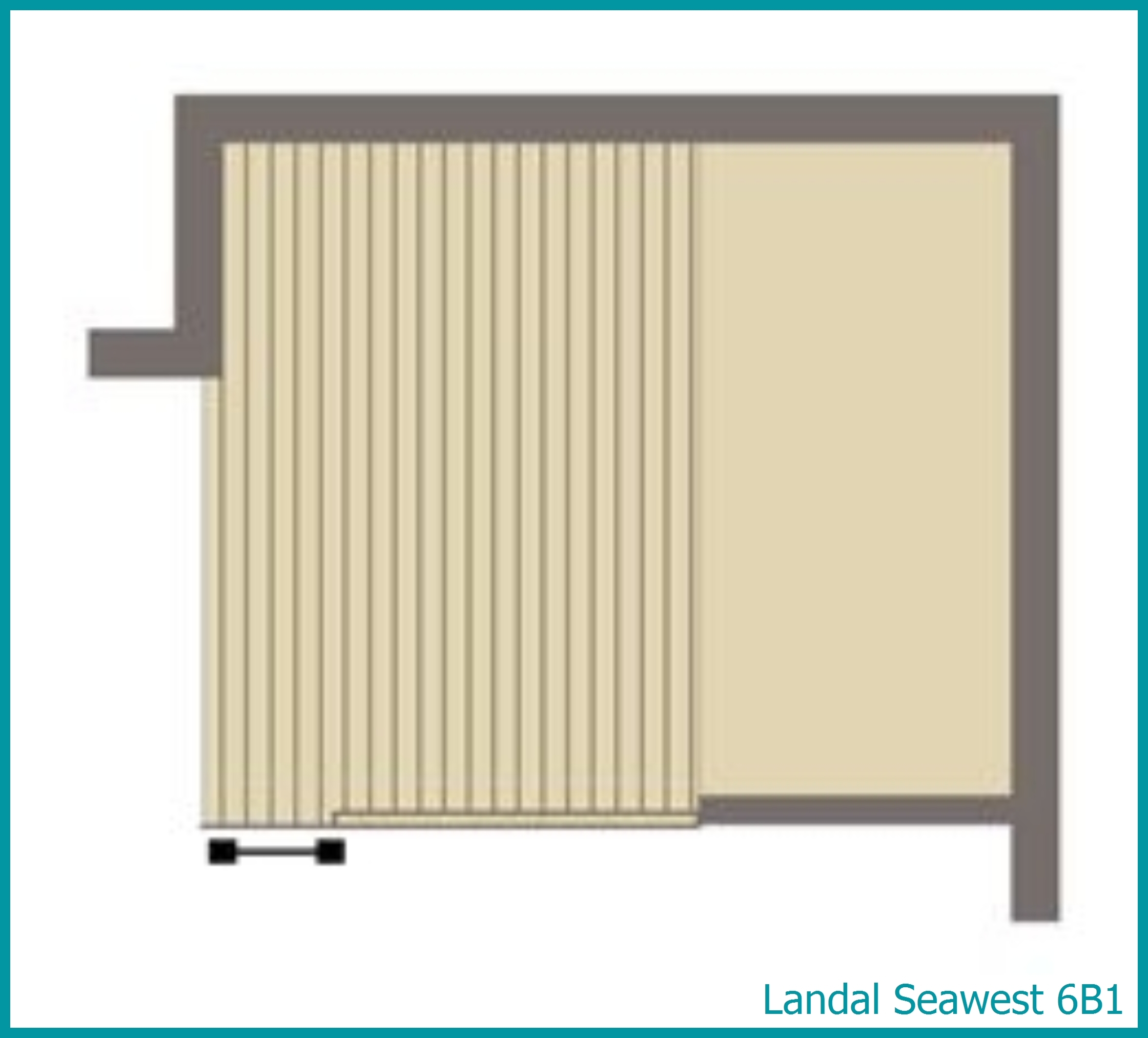 6-8-Personen-Ferienhaus 6B1 in Seawest