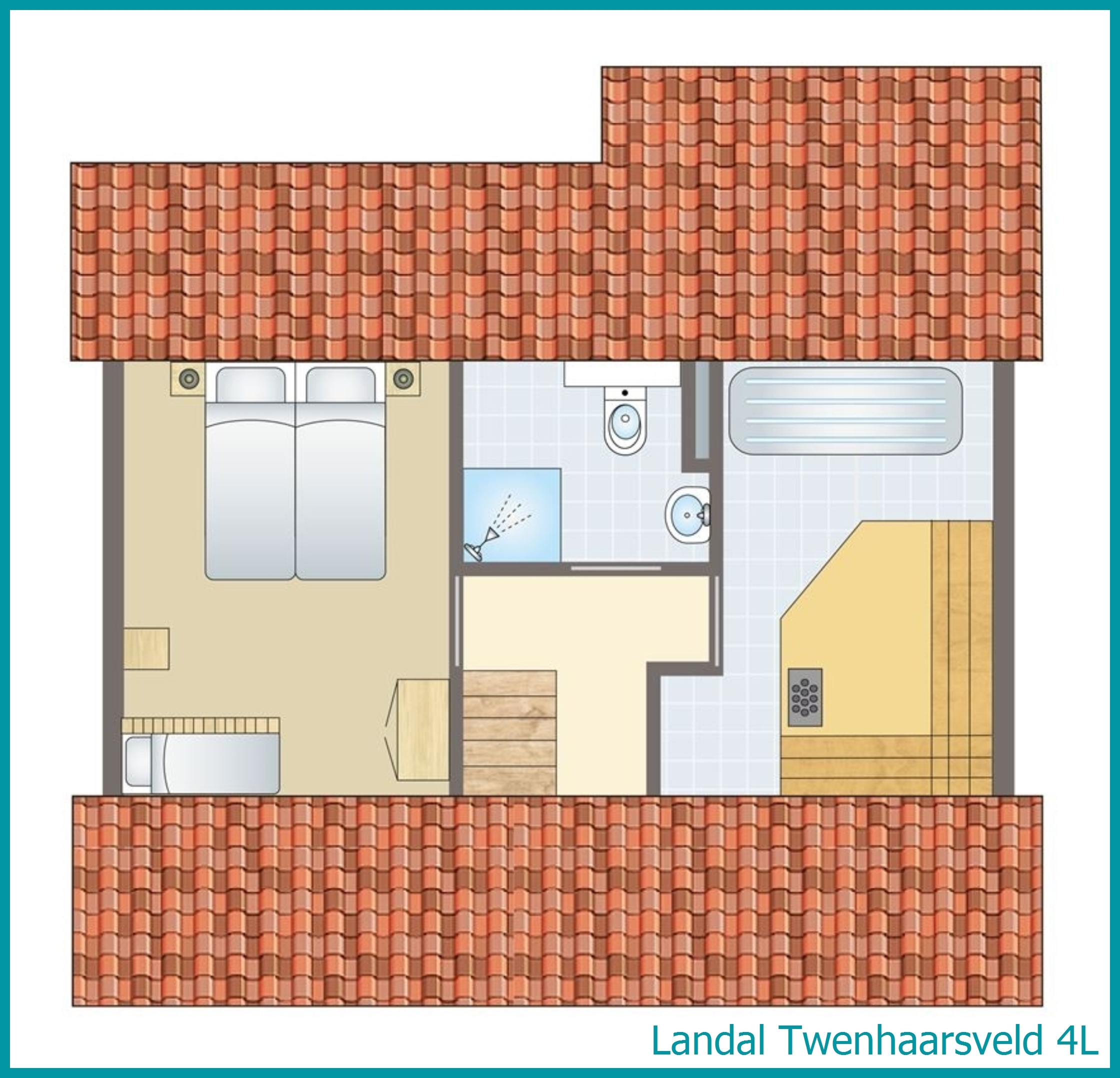 4-Personen-Ferienhaus 4L in Twenhaarsveld