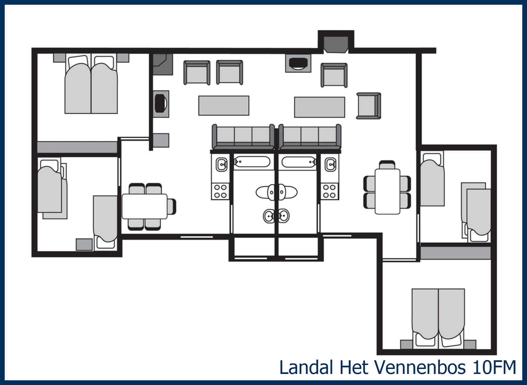 Bungalow 10FM à Het Vennenbos