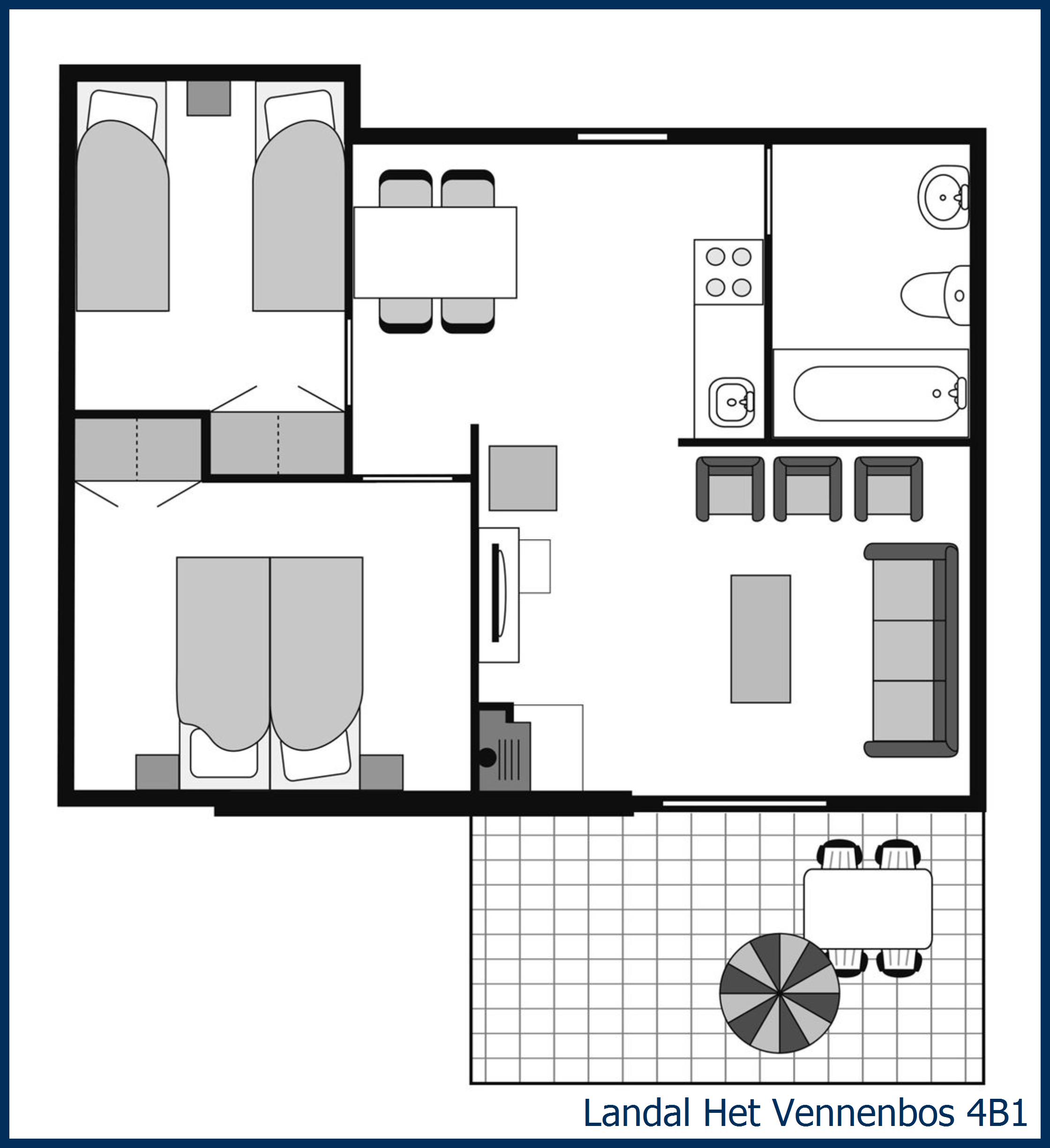 Bungalow 4B1 à Het Vennenbos