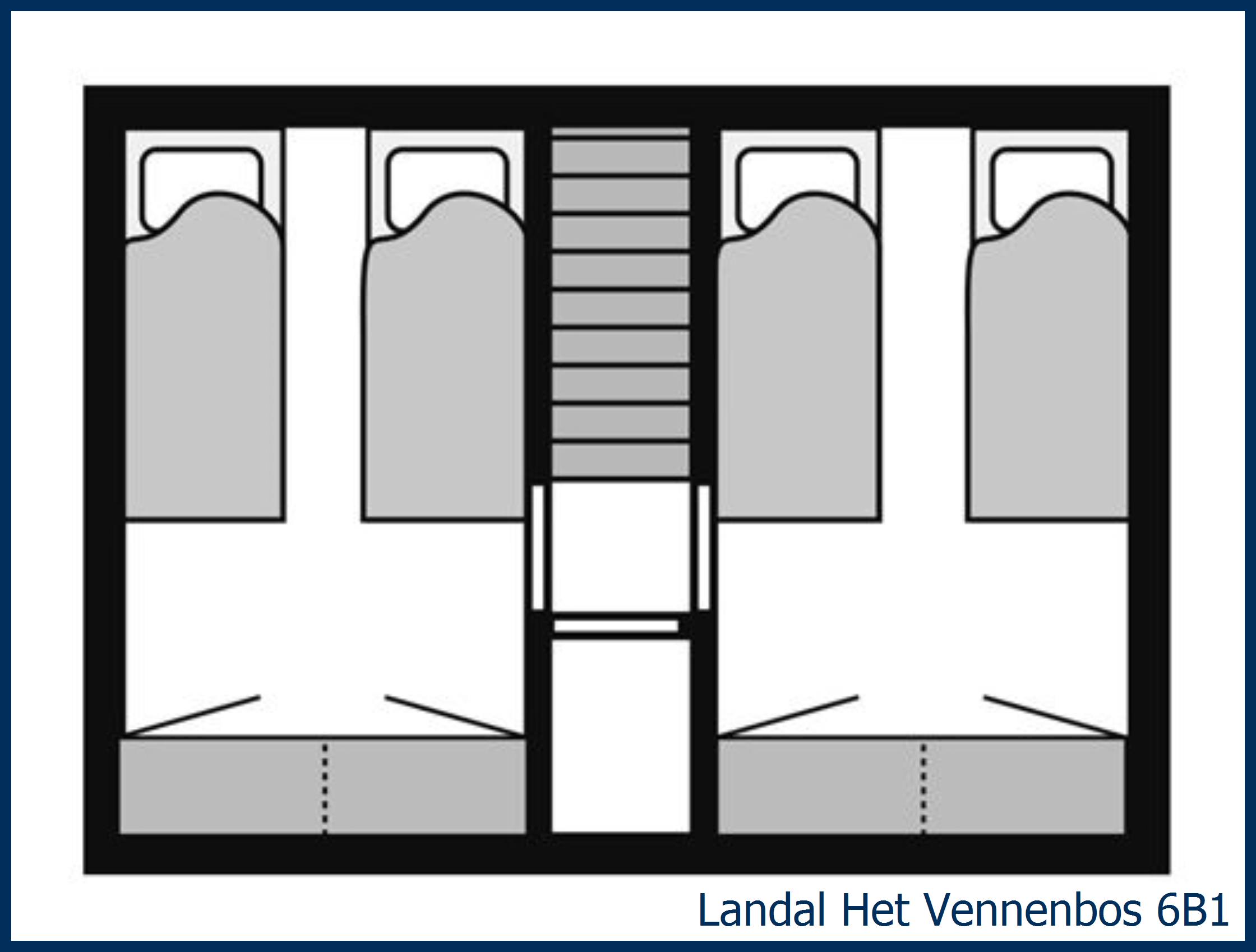 Bungalow 6B1 à Het Vennenbos