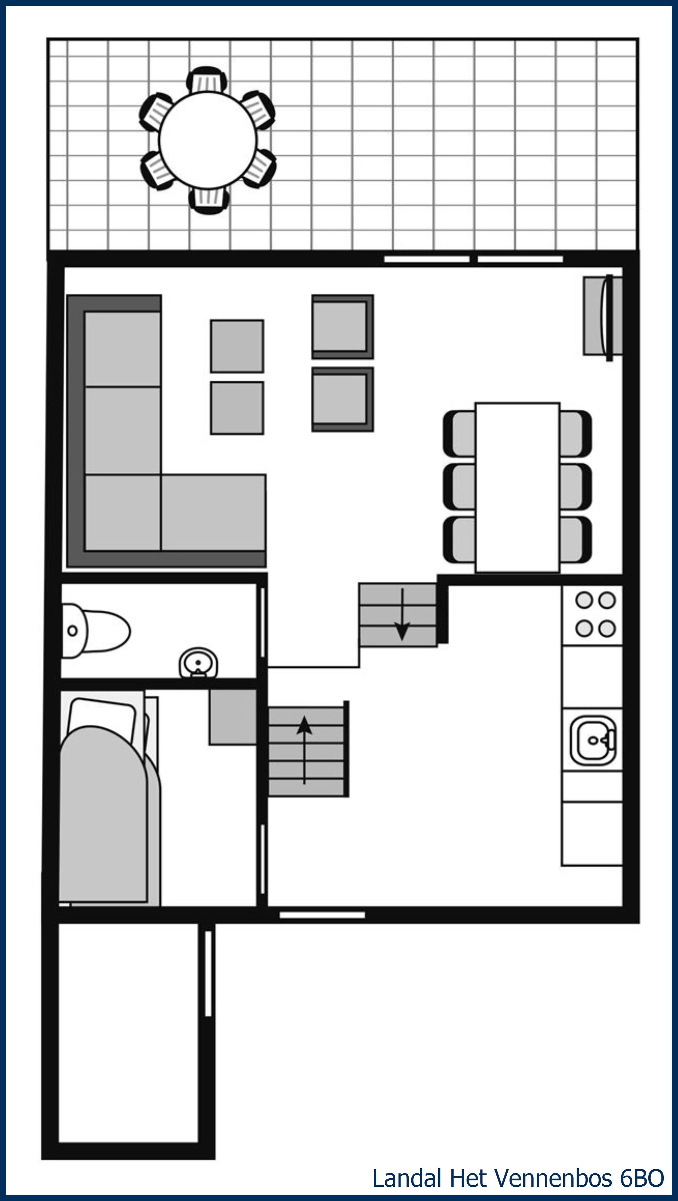 Bungalow 6BO à Het Vennenbos