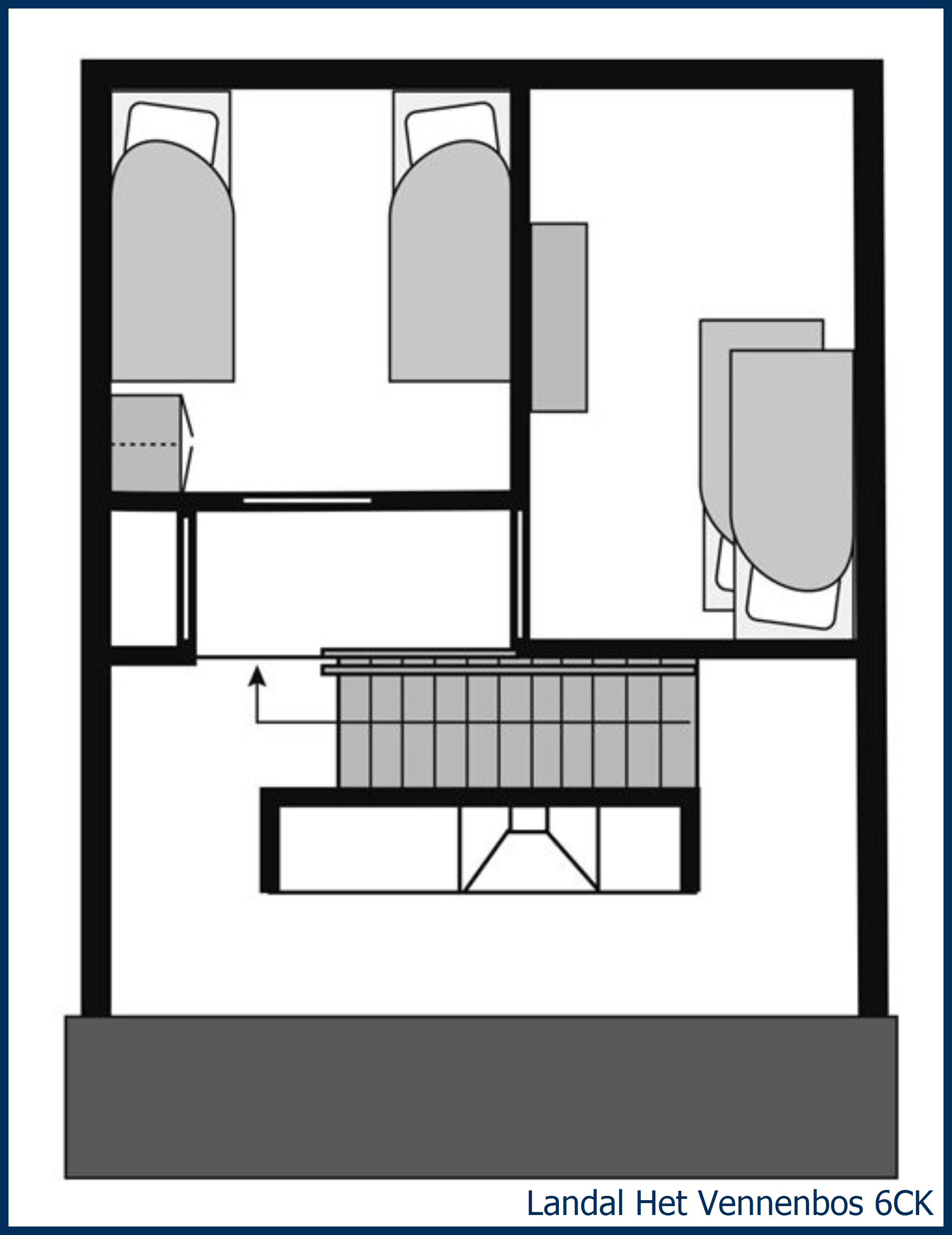 Bungalow enfent 6CK à Het Vennenbos