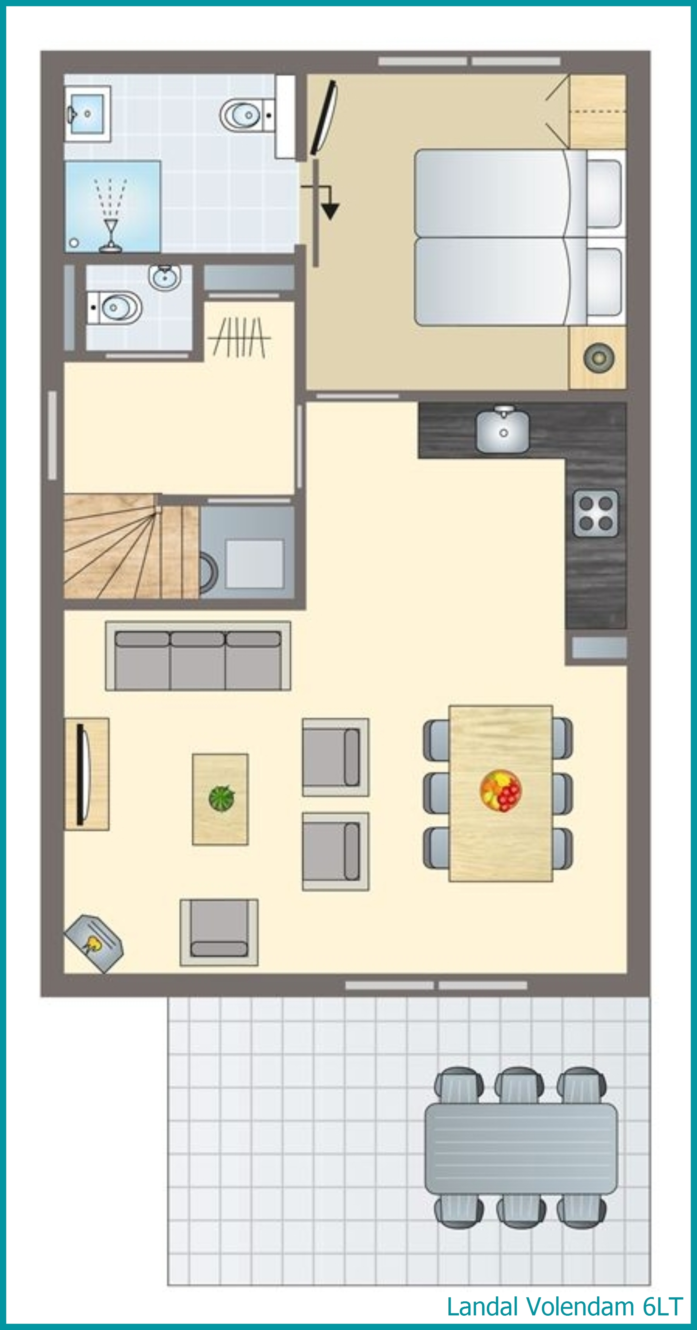 6-Personen-Ferienhaus, Barrierefrei+ 6LT in Volendam
