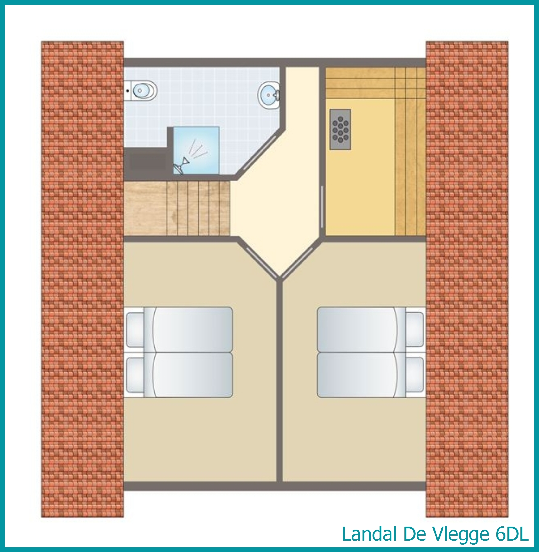 6-Personen-Ferienhaus 6DL in De Vlegge