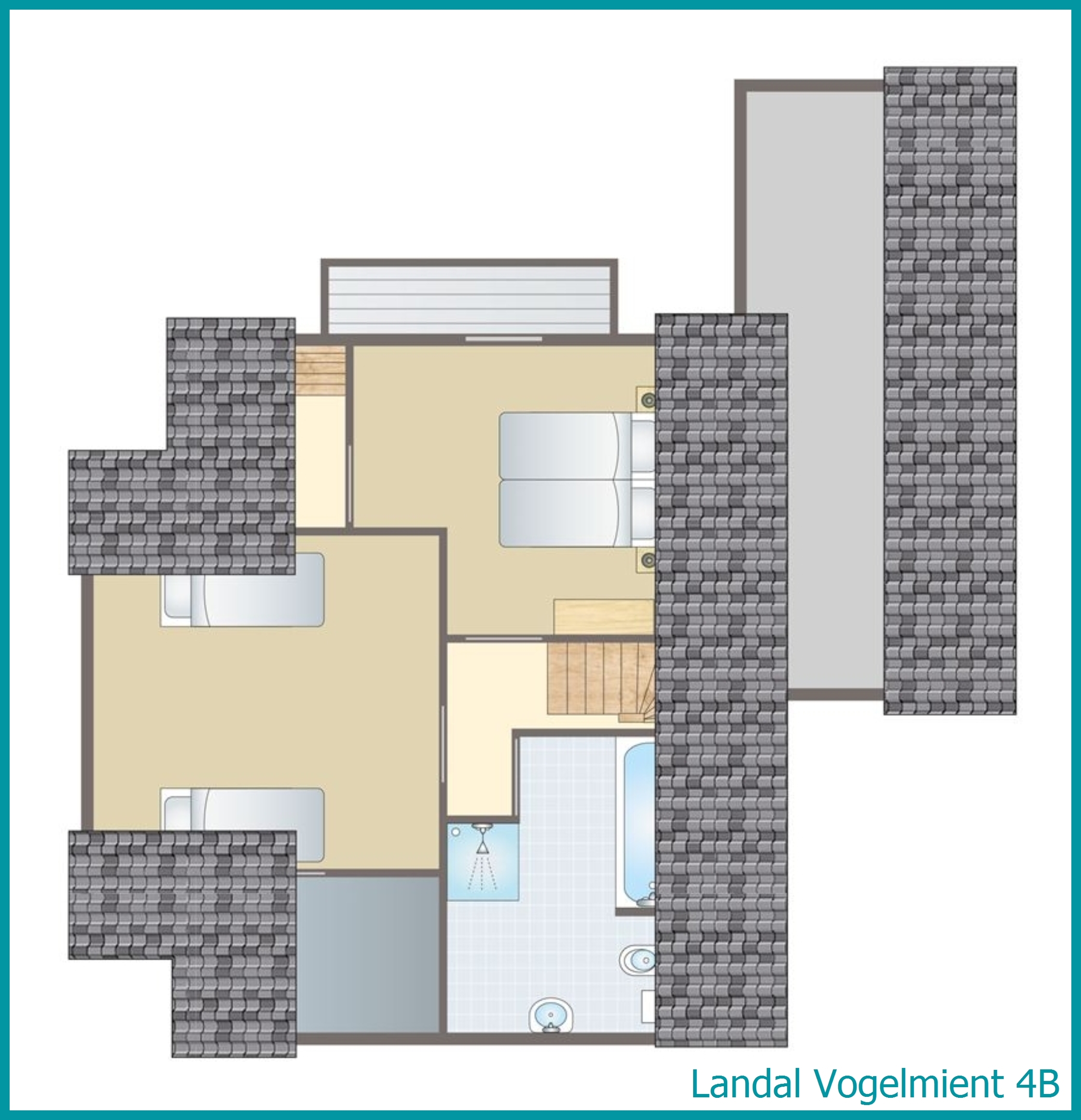 4-Personen-Villa 4B in Vogelmient