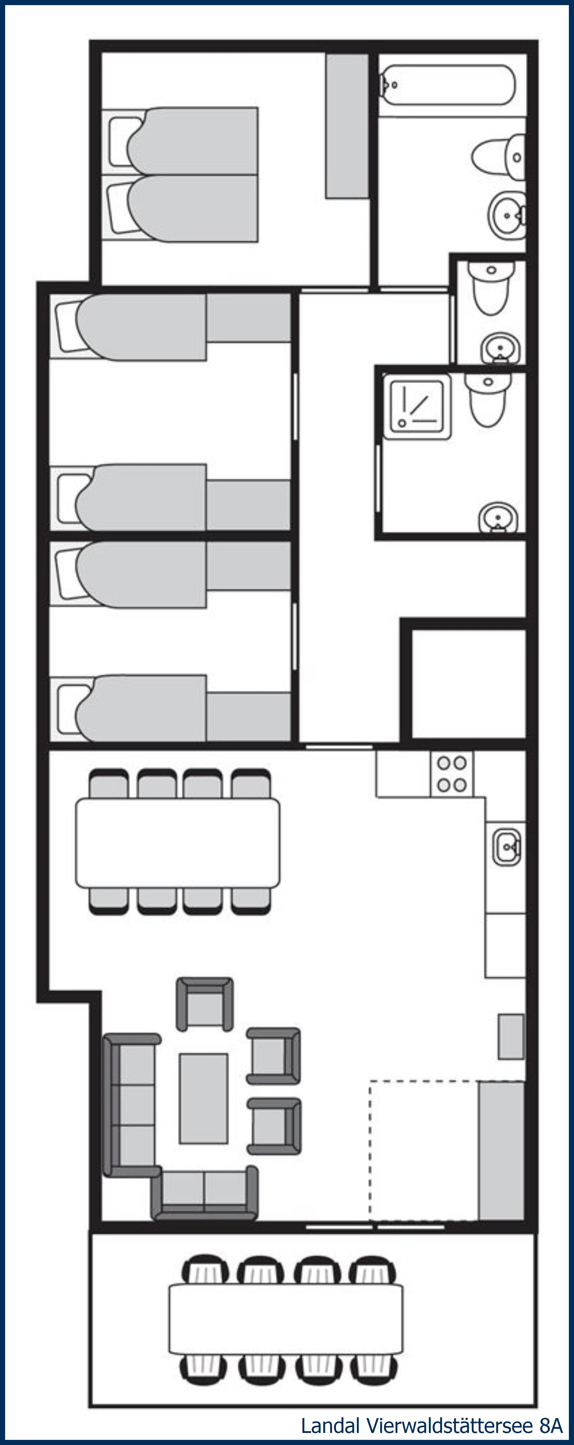 Appartement 8A à Vierwaldstättersee